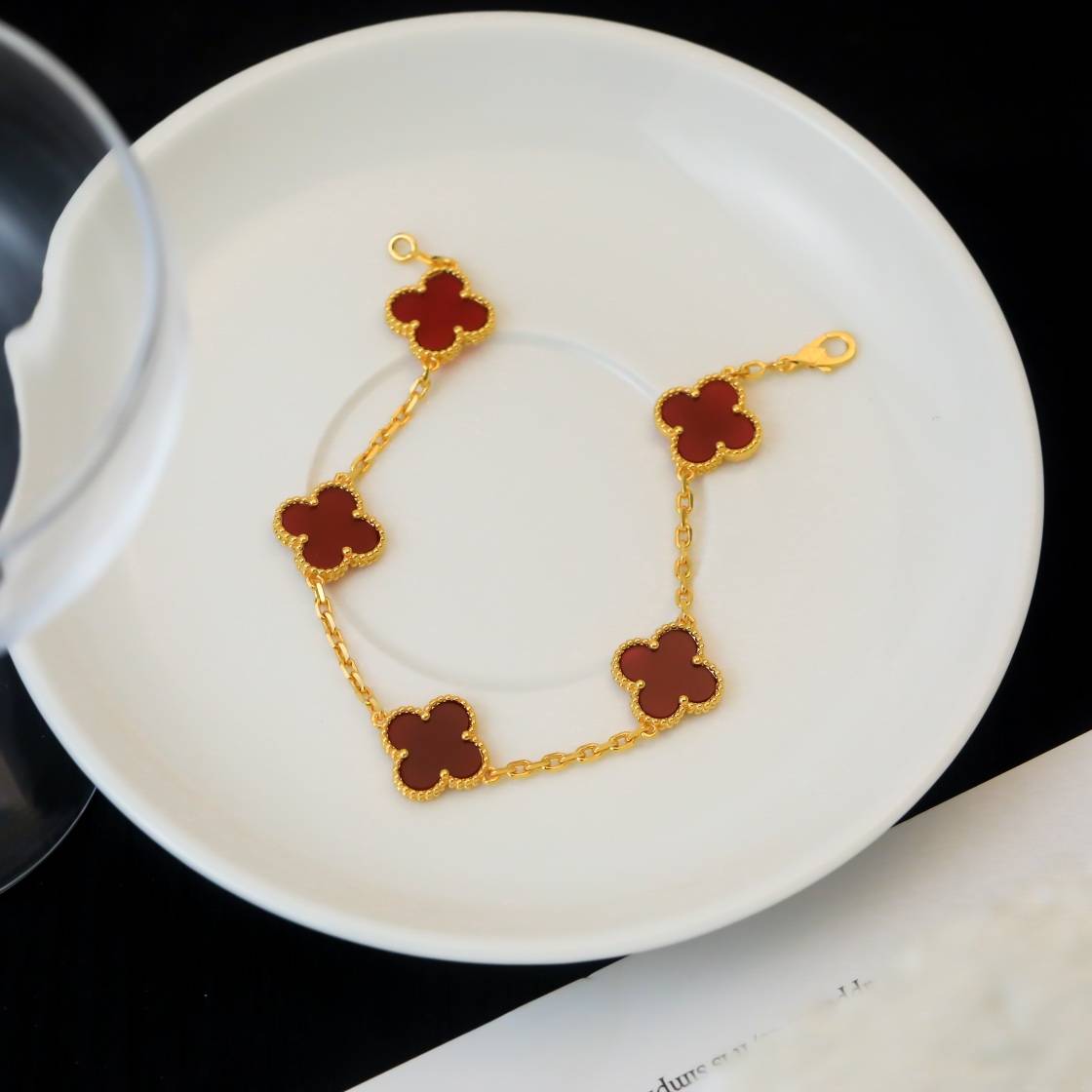 Van Cleef Arpels ヴァン クリーフアーペル レディース ブレスレット アルハンブラ 18Kゴールド モチーフブレスレット ギフト エレガント ゴ - 画像 2