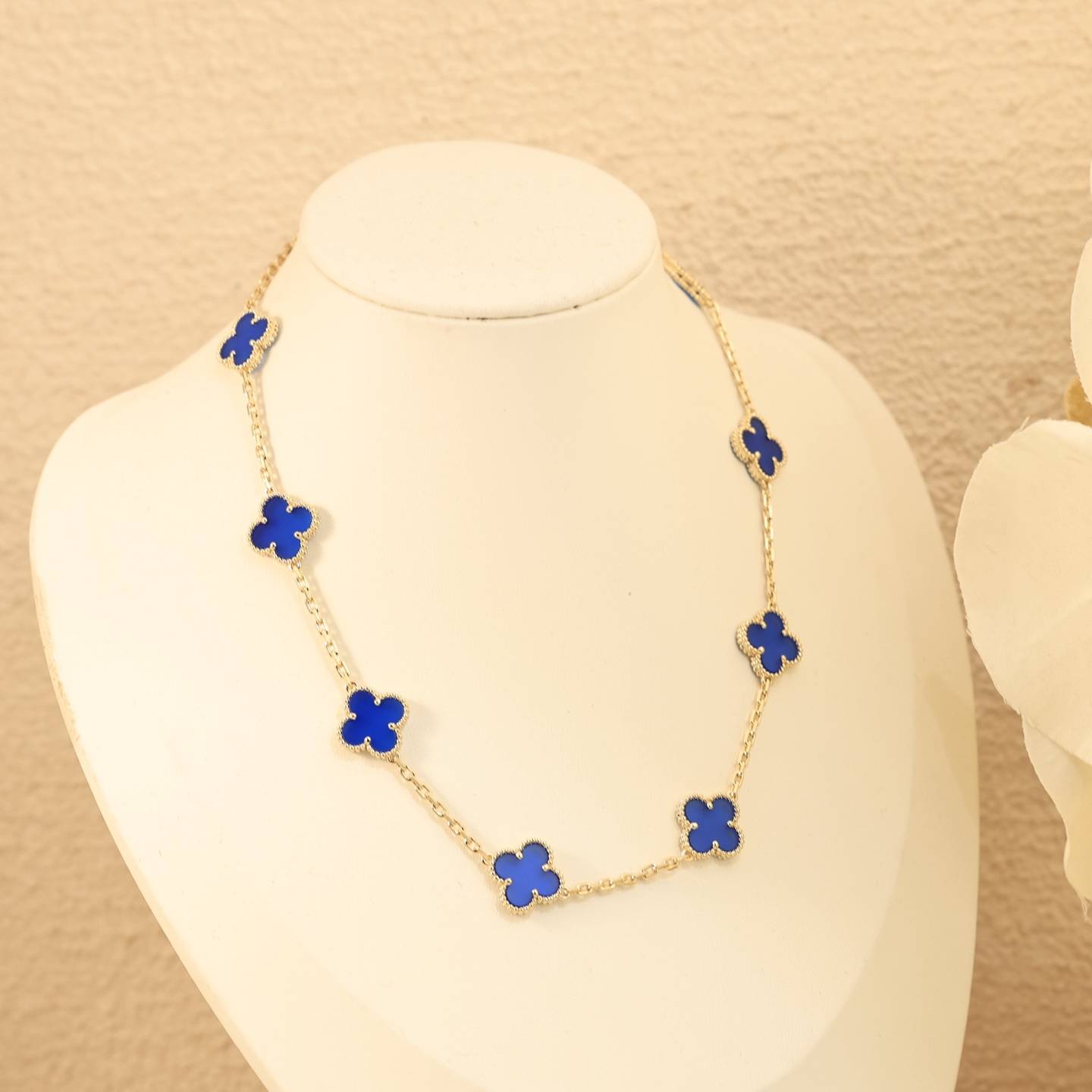 Van Cleef Arpels ヴァン クリーフアーペル レディース ネックレス アルハンブラ ブランドネックレス モチーフネックレス ゴールド - 画像 3