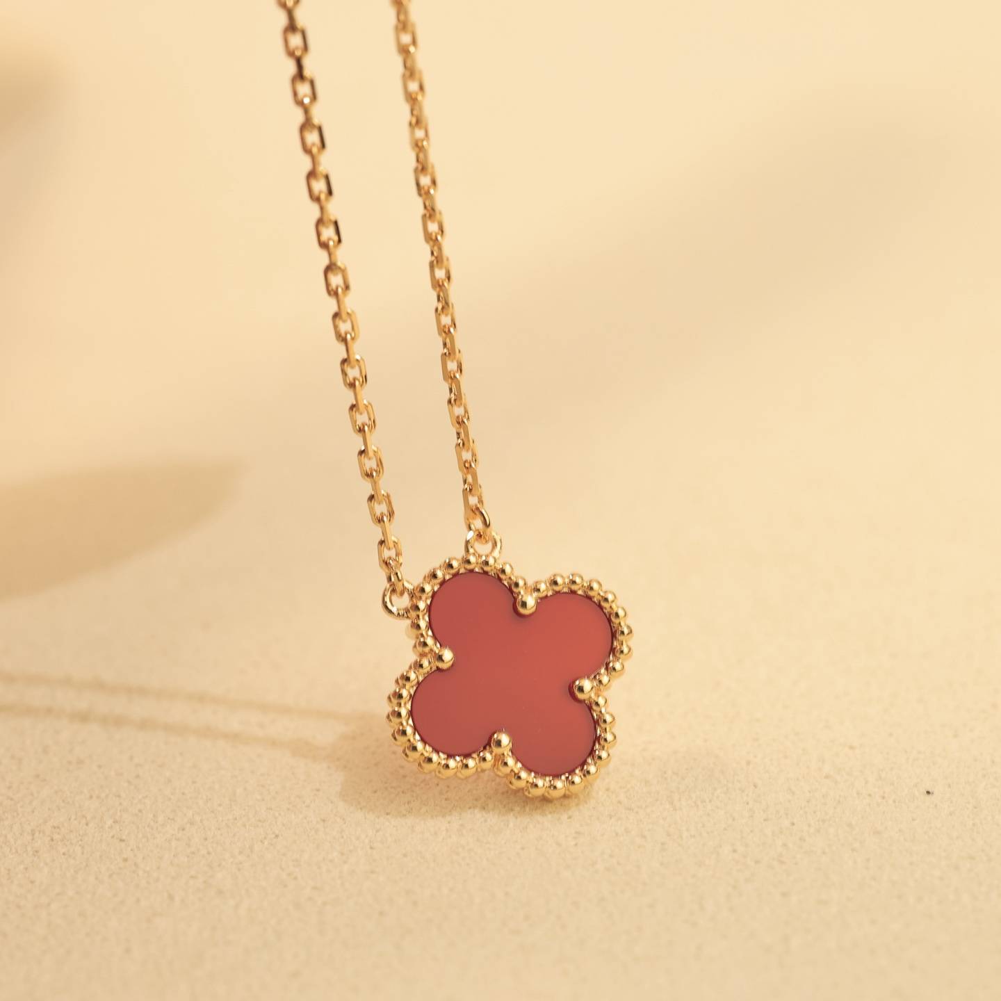 Van Cleef Arpels ヴァン クリーフアーペル レディース ネックレス フリヴォル モチーフネックレス 上品なアクセサリー ギフト ローズゴールド - 画像 3