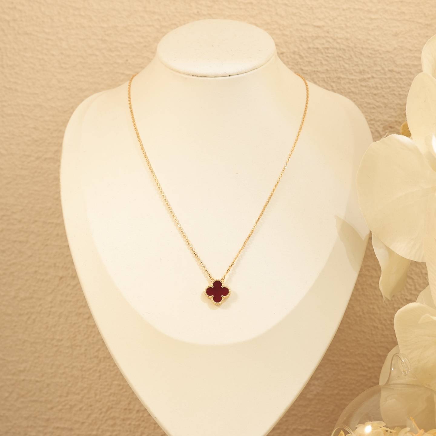 Van Cleef Arpels ヴァン クリーフアーペル レディース ネックレス フリヴォル モチーフネックレス 上品なアクセサリー ギフト ローズゴールド - 画像 4