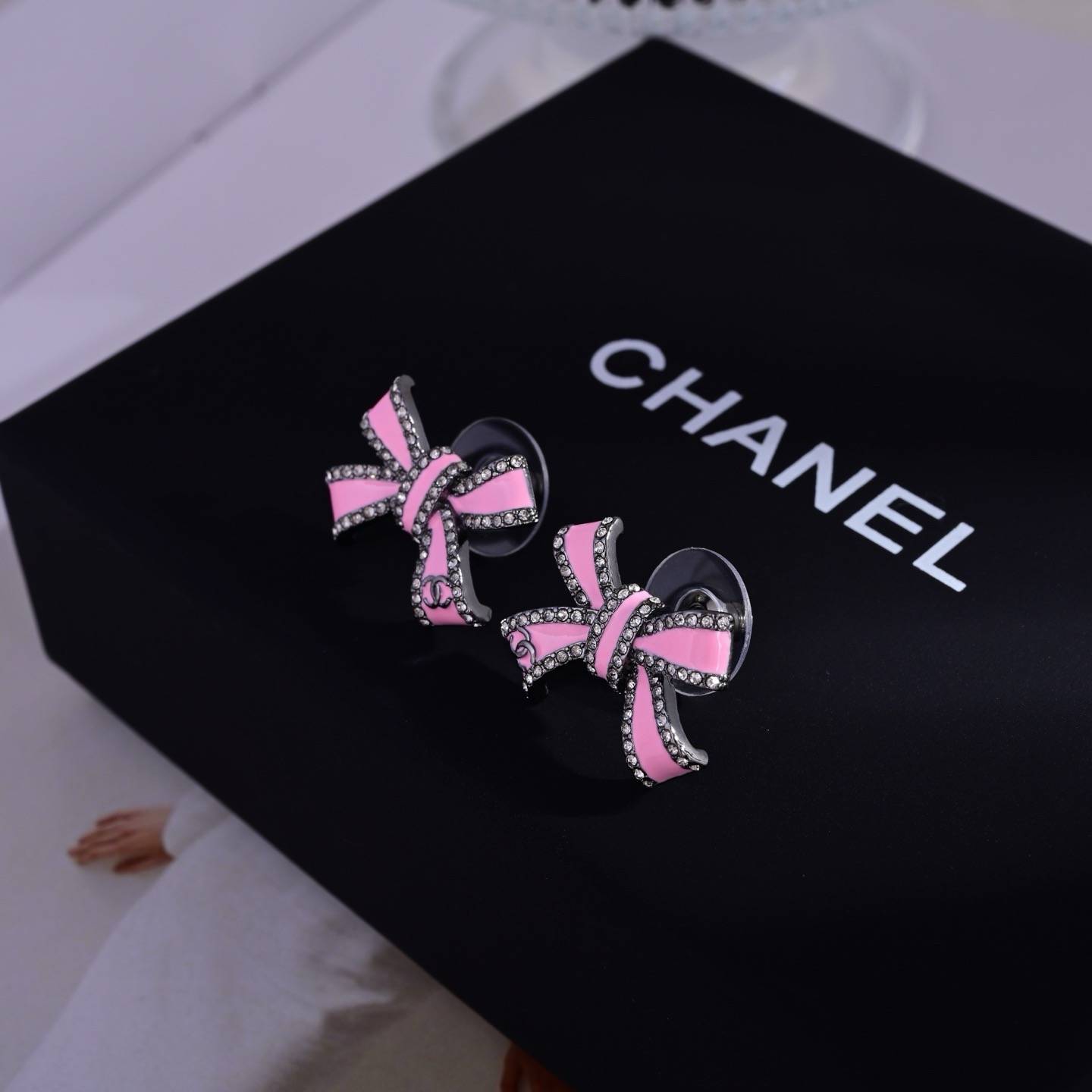 CHANEL シャネル レディース ピアス ファッションピアス ブランドピアス ピンク