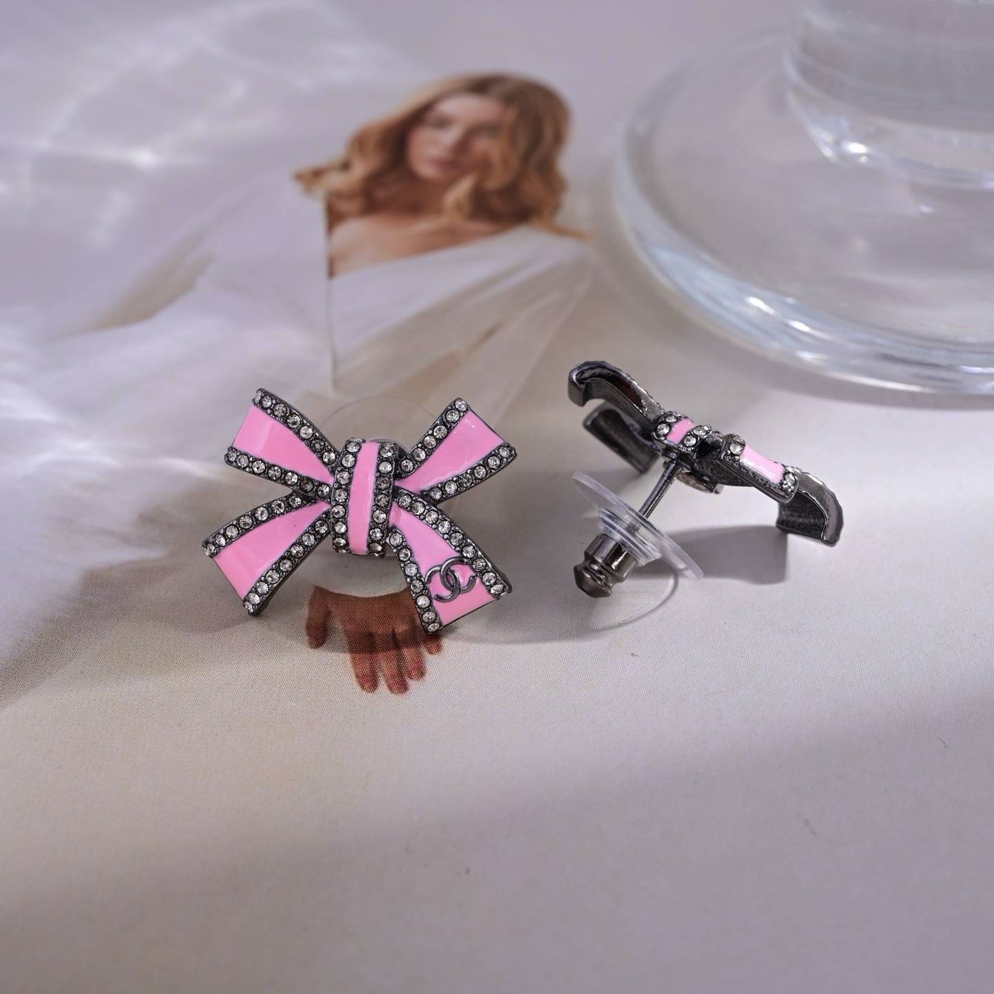CHANEL シャネル レディース ピアス ファッションピアス ブランドピアス ピンク - 画像 4
