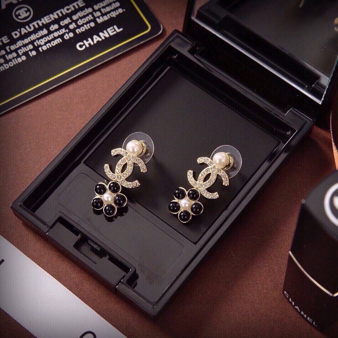 CHANEL シャネル レディース ピアス CCロゴ パール チェーンモチーフ ブランドピアス ギフト - 画像 3
