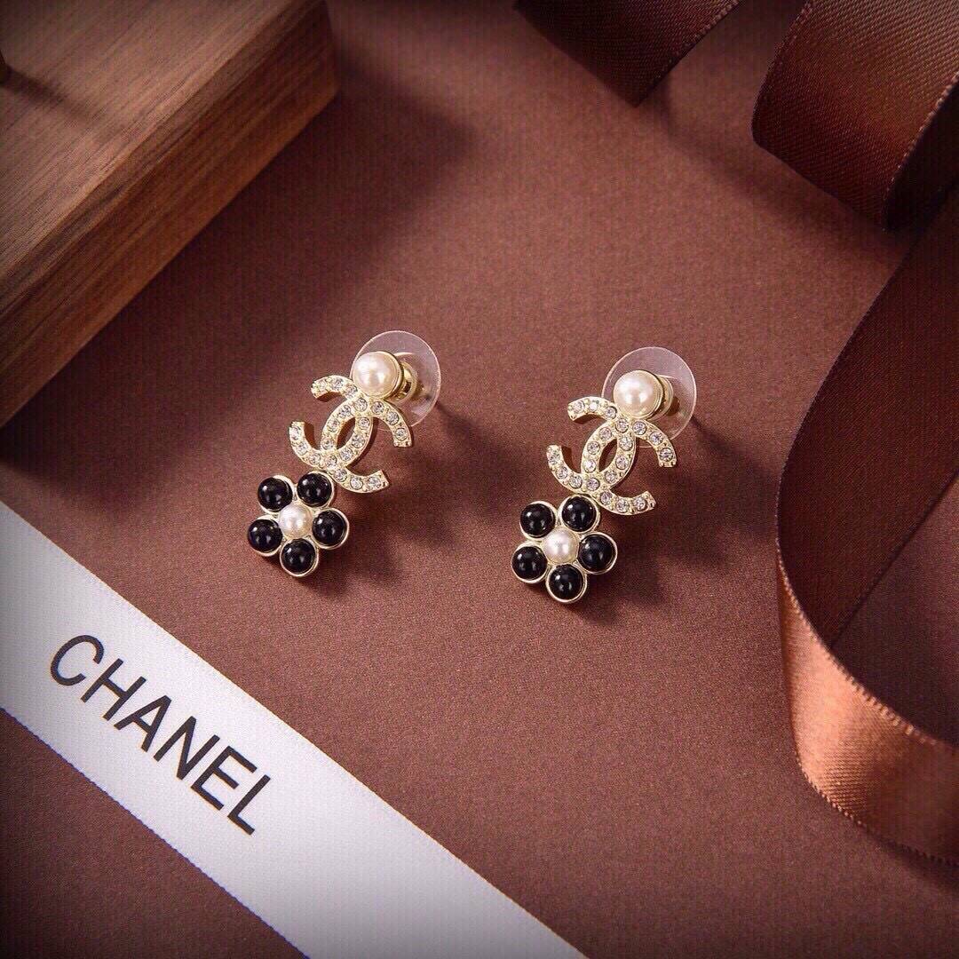 CHANEL シャネル レディース ピアス CCロゴ パール チェーンモチーフ ブランドピアス ギフト - 画像 4