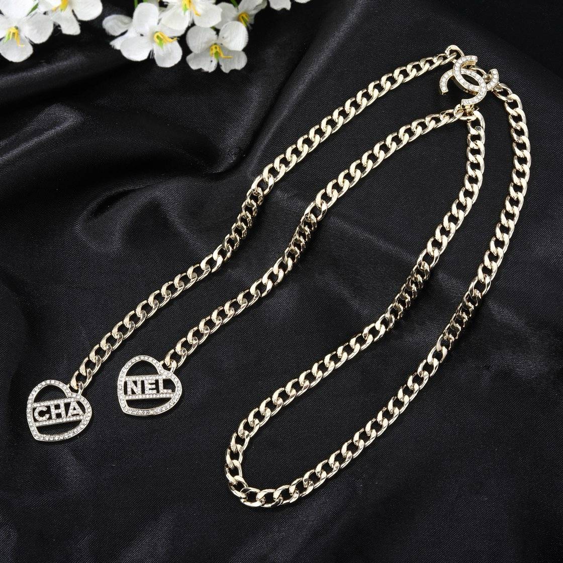 CHANEL シャネル レディース ネックレス CCロゴ チェーンモチーフ ブランドネックレス ゴールド - 画像 4