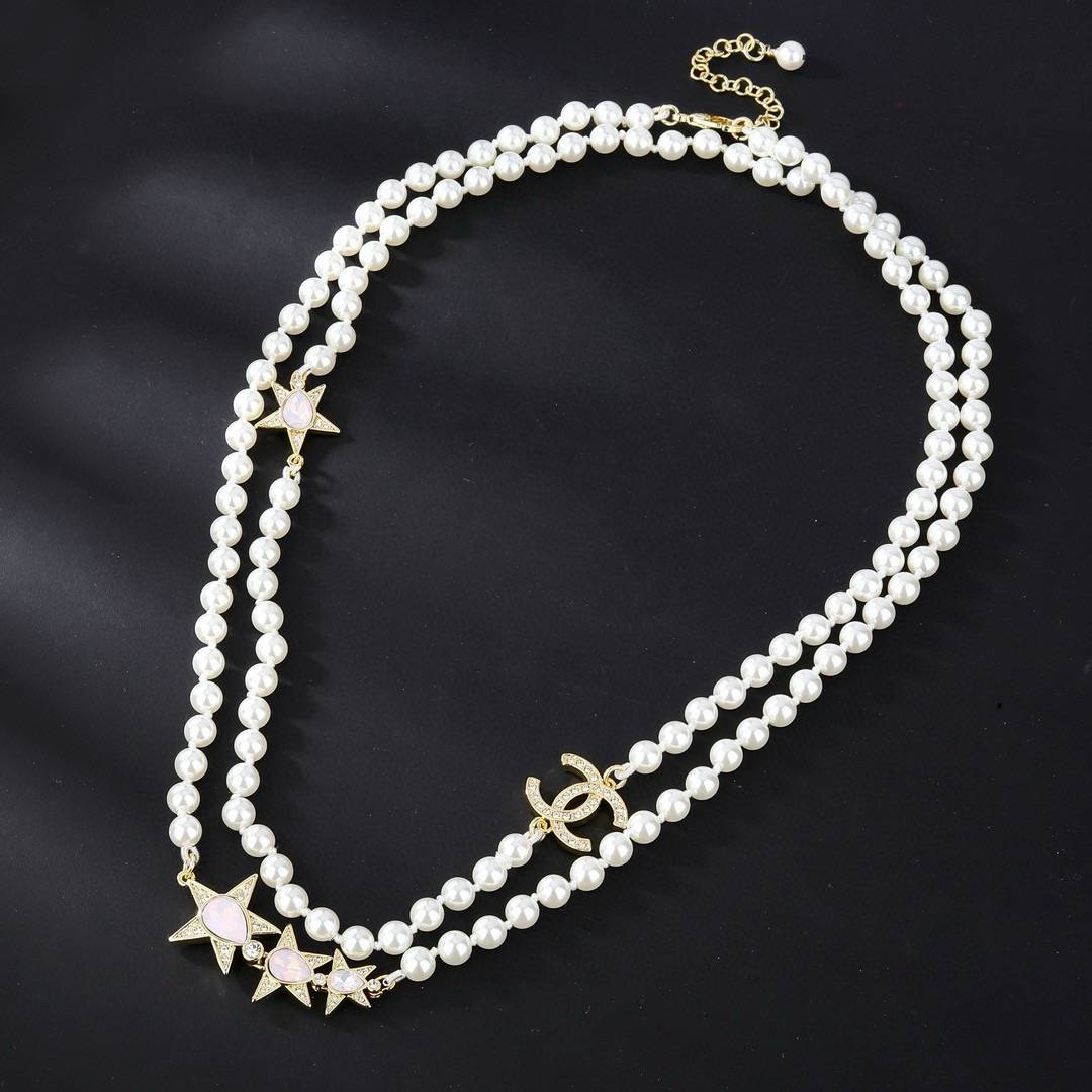 CHANEL シャネル レディース ネックレス ココマーク ダブルチェーン ブランドネックレス ゴールド - 画像 3