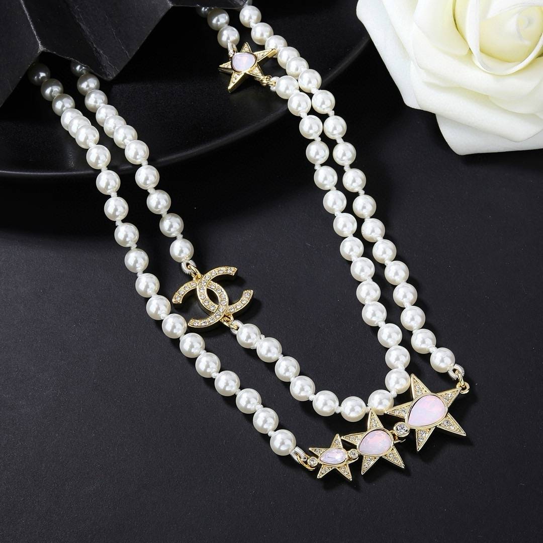 CHANEL シャネル レディース ネックレス ココマーク ダブルチェーン ブランドネックレス ゴールド - 画像 4