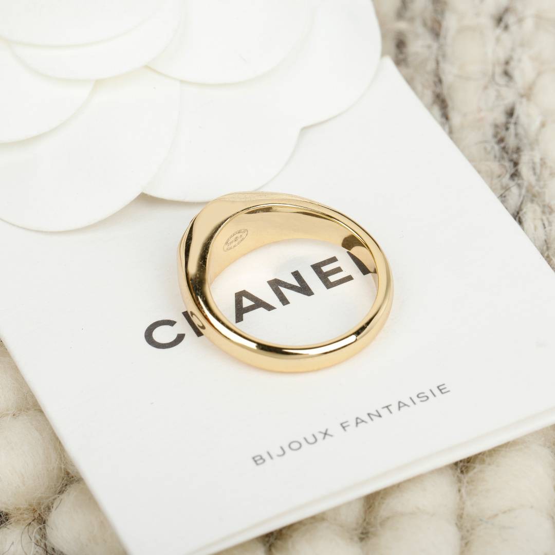CHANEL シャネル レディース リング CCロゴ ブランドリング ブランドジュエリー ゴールド - 画像 4