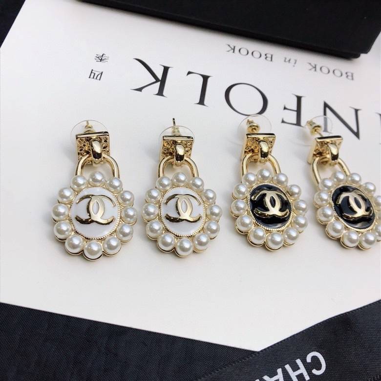 CHANEL シャネル レディース ピアス CCロゴ パール チェーンモチーフ ブランドピアス 上品なアクセサリー ゴールド - 画像 8
