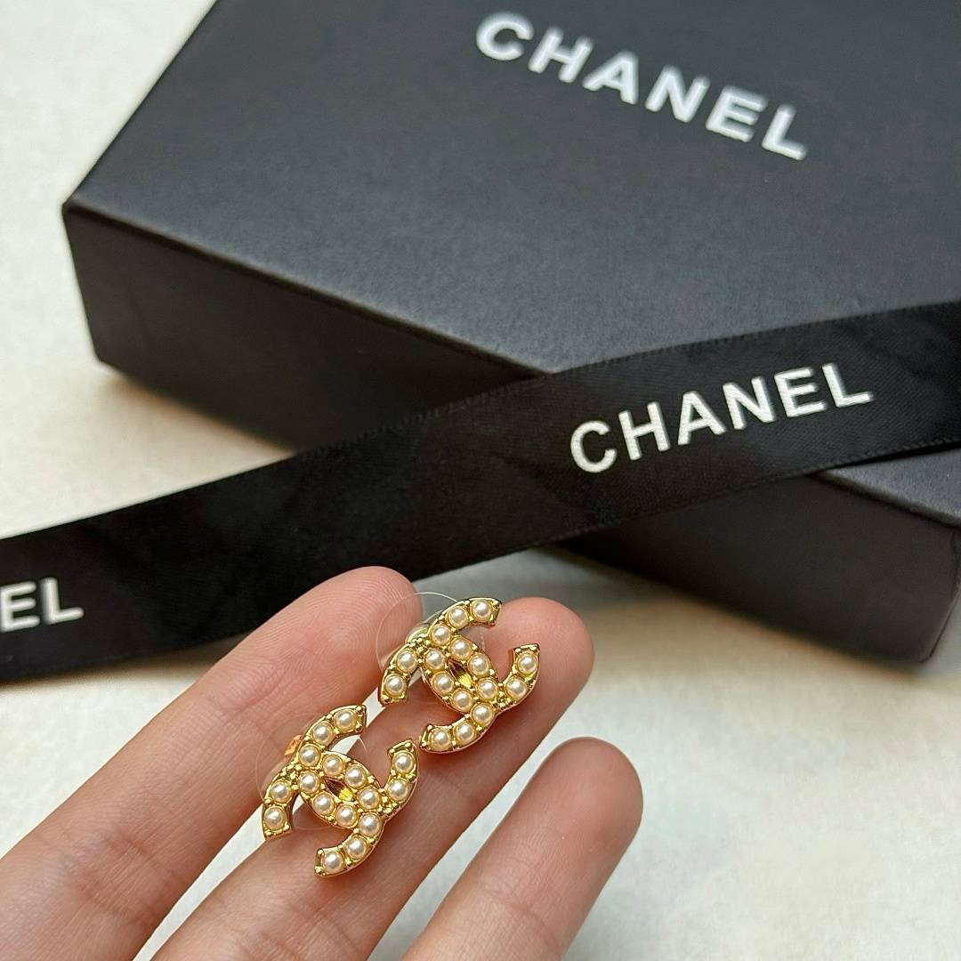 CHANEL シャネル レディース ピアス CCロゴ パール ブランドピアス ゴールド - 画像 7