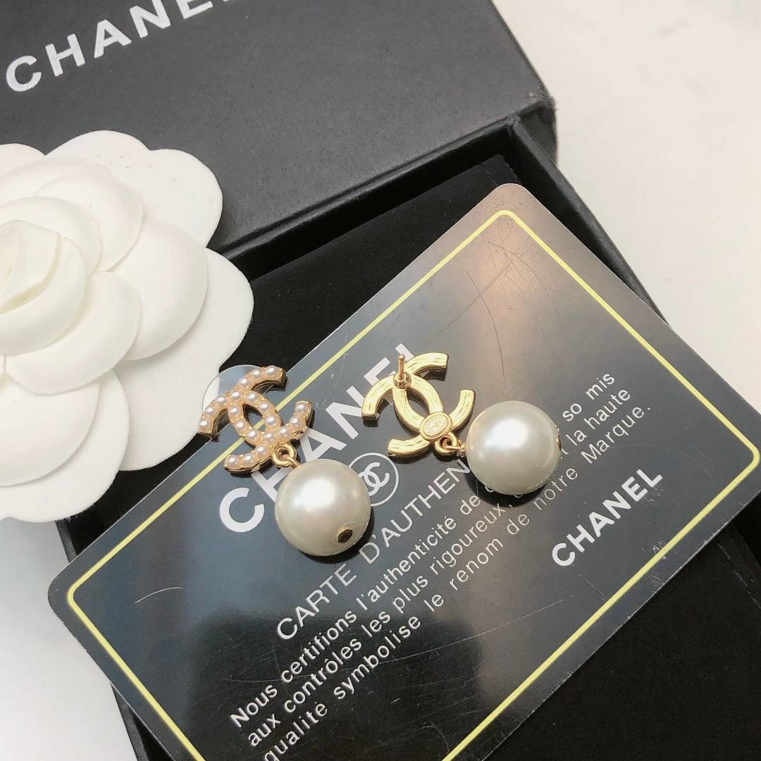 CHANEL シャネル レディース ピアス CCロゴ パール チェーンモチーフ ブランドピアス ギフト - 画像 6