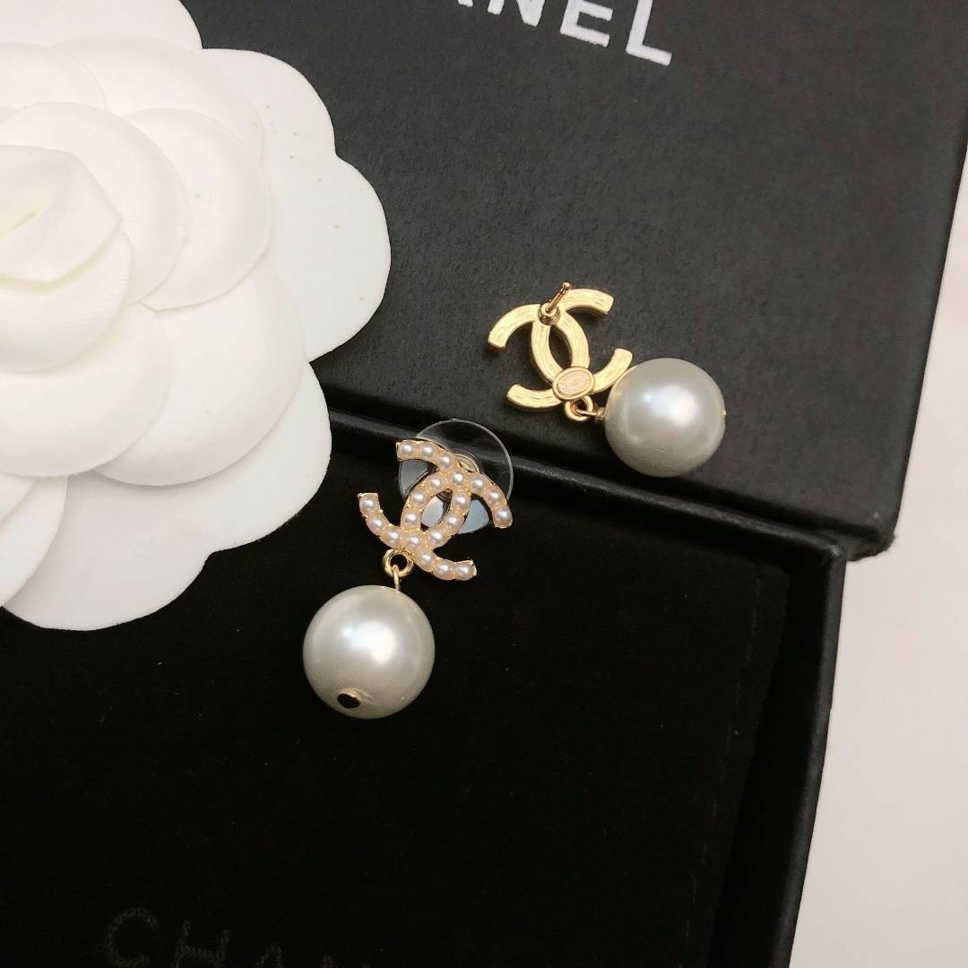 CHANEL シャネル レディース ピアス CCロゴ パール チェーンモチーフ ブランドピアス ギフト - 画像 7