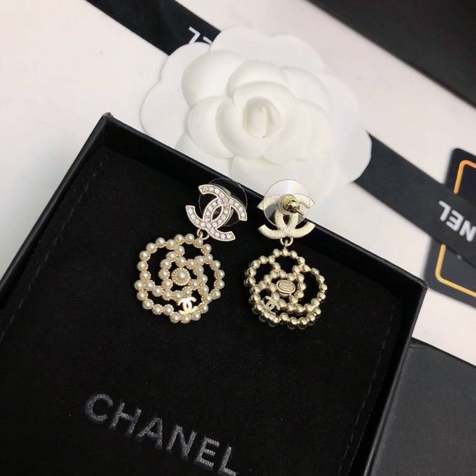 CHANEL シャネル レディース ピアス CCロゴ パール チェーンモチーフ ブランドピアス ギフト - 画像 6