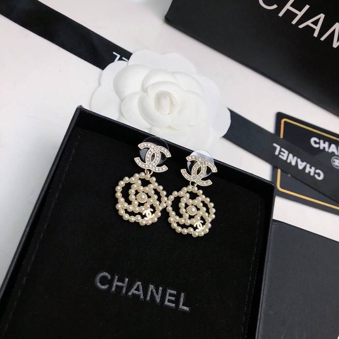 CHANEL シャネル レディース ピアス CCロゴ パール チェーンモチーフ ブランドピアス ギフト - 画像 9