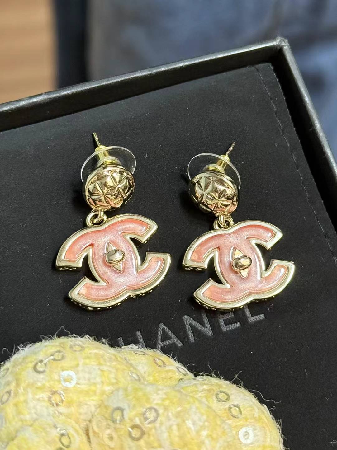 CHANEL シャネル レディース ピアス CCロゴ パール ブランドピアス ギフト ピンク - 画像 3