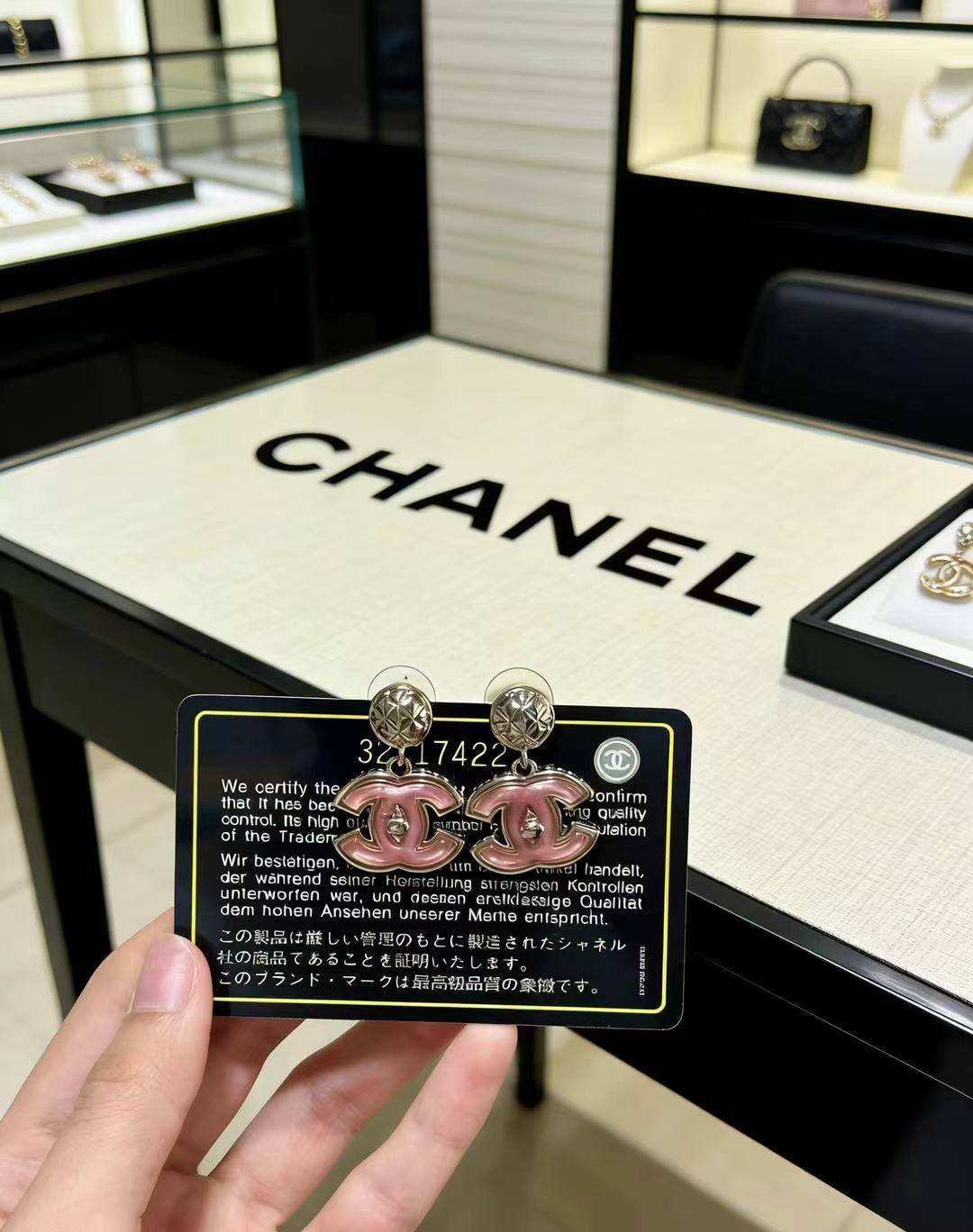 CHANEL シャネル レディース ピアス CCロゴ パール ブランドピアス ギフト ピンク - 画像 8