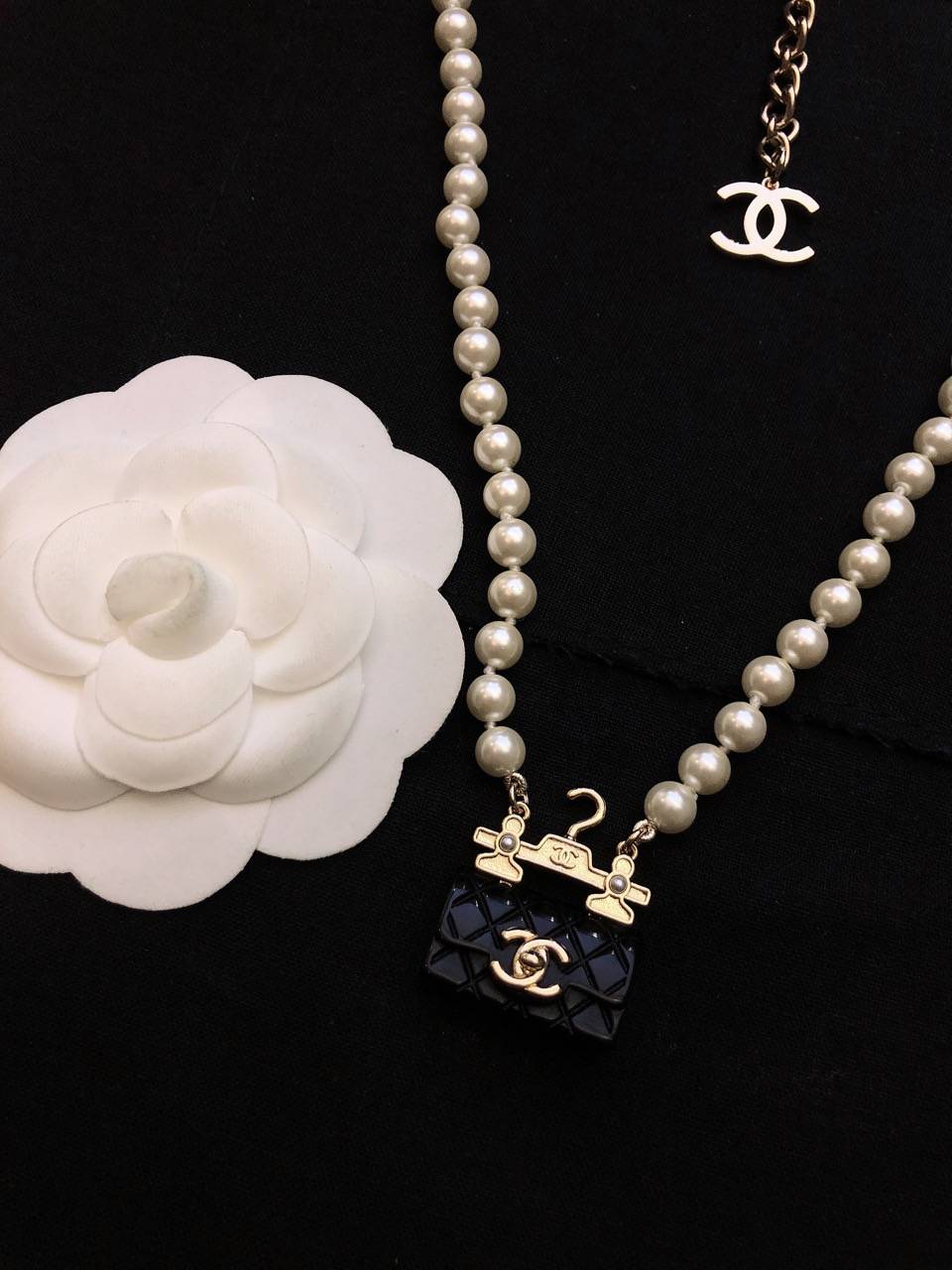 CHANEL シャネル レディース ネックレス ブランドネックレス ブローチ プレゼント ブラック - 画像 6