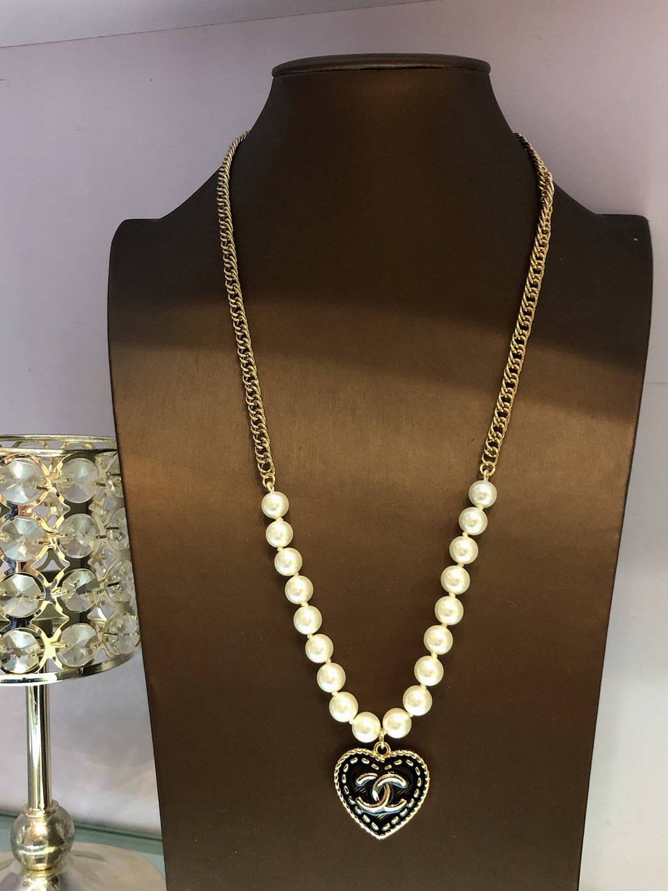CHANEL シャネル レディース ネックレス ロゴプレート ブランドネックレス ゴールド - 画像 3