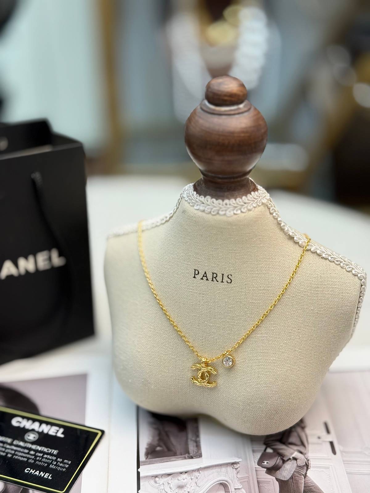 CHANEL シャネル レディース ネックレス ココマーク ブランドネックレス ゴールド