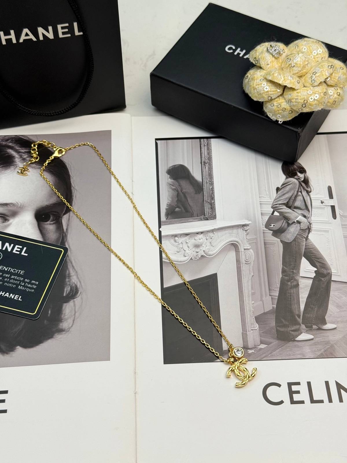 CHANEL シャネル レディース ネックレス ココマーク ブランドネックレス ゴールド - 画像 5
