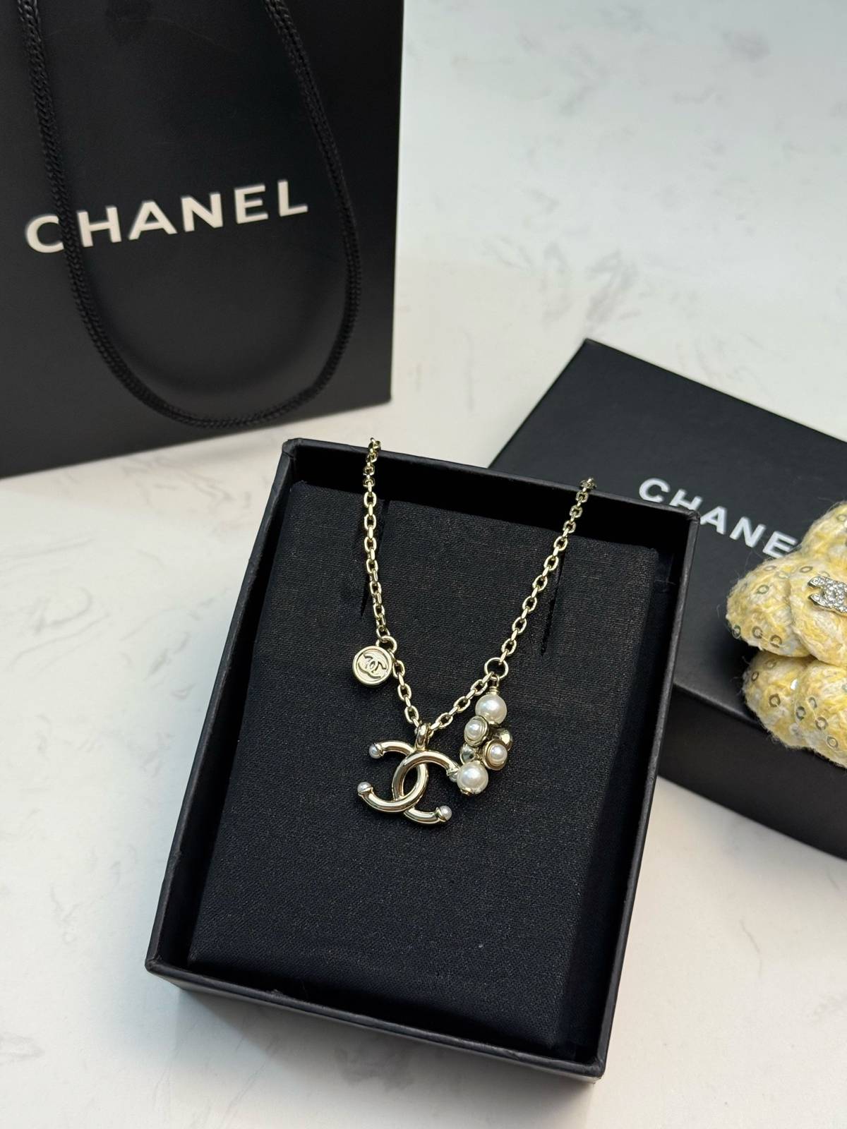 CHANEL シャネル レディース ネックレス CCロゴ チェーンモチーフ ブランドネックレス ブランドジュエリー ゴールド - 画像 5