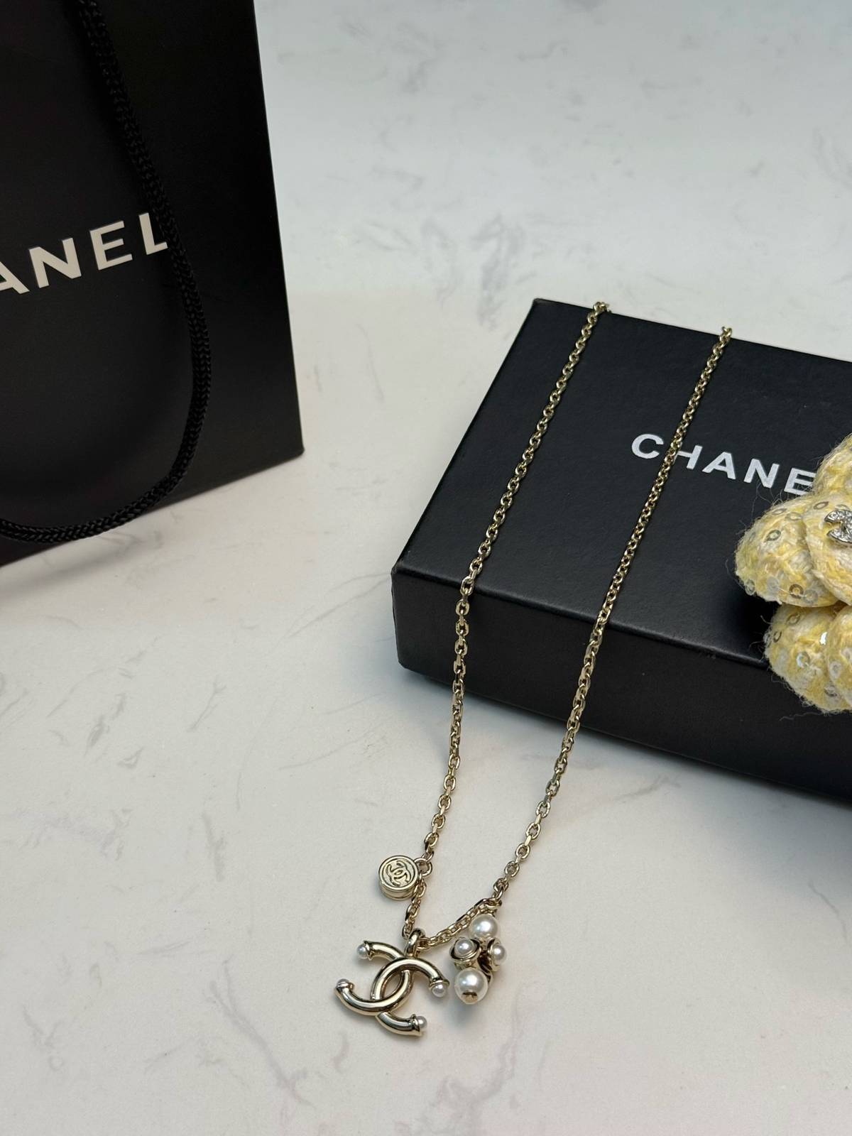 CHANEL シャネル レディース ネックレス CCロゴ チェーンモチーフ ブランドネックレス ブランドジュエリー ゴールド - 画像 7