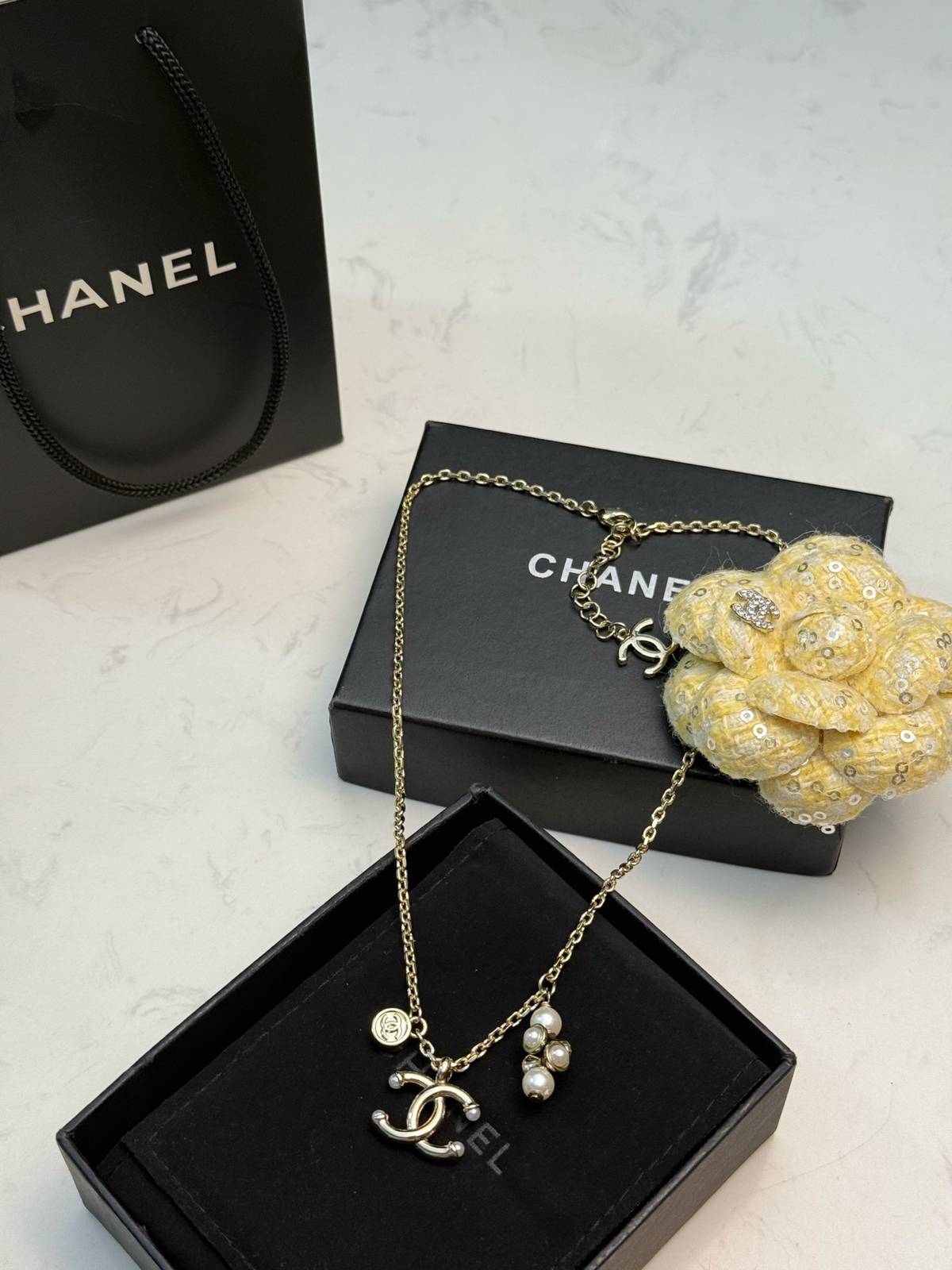 CHANEL シャネル レディース ネックレス CCロゴ チェーンモチーフ ブランドネックレス ブランドジュエリー ゴールド - 画像 8