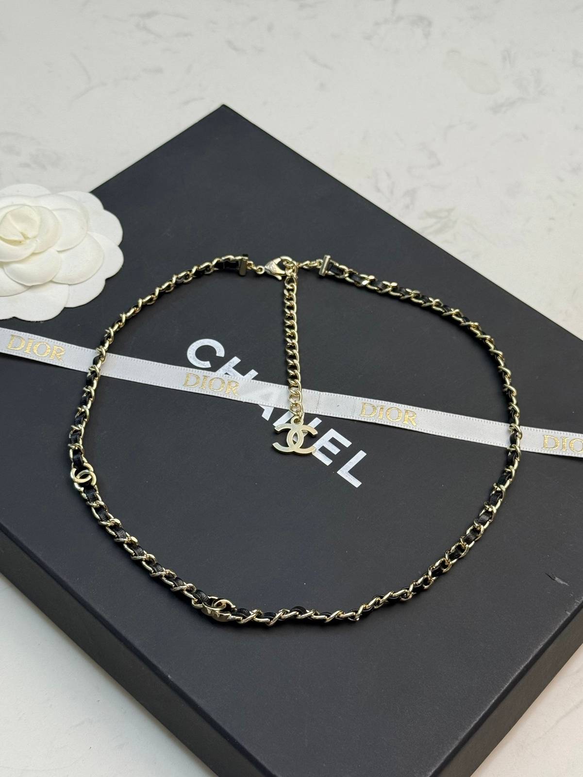 CHANEL シャネル レディース ネックレス CCロゴ チェーンモチーフ ブランドネックレス 上品なアクセサリー - 画像 5