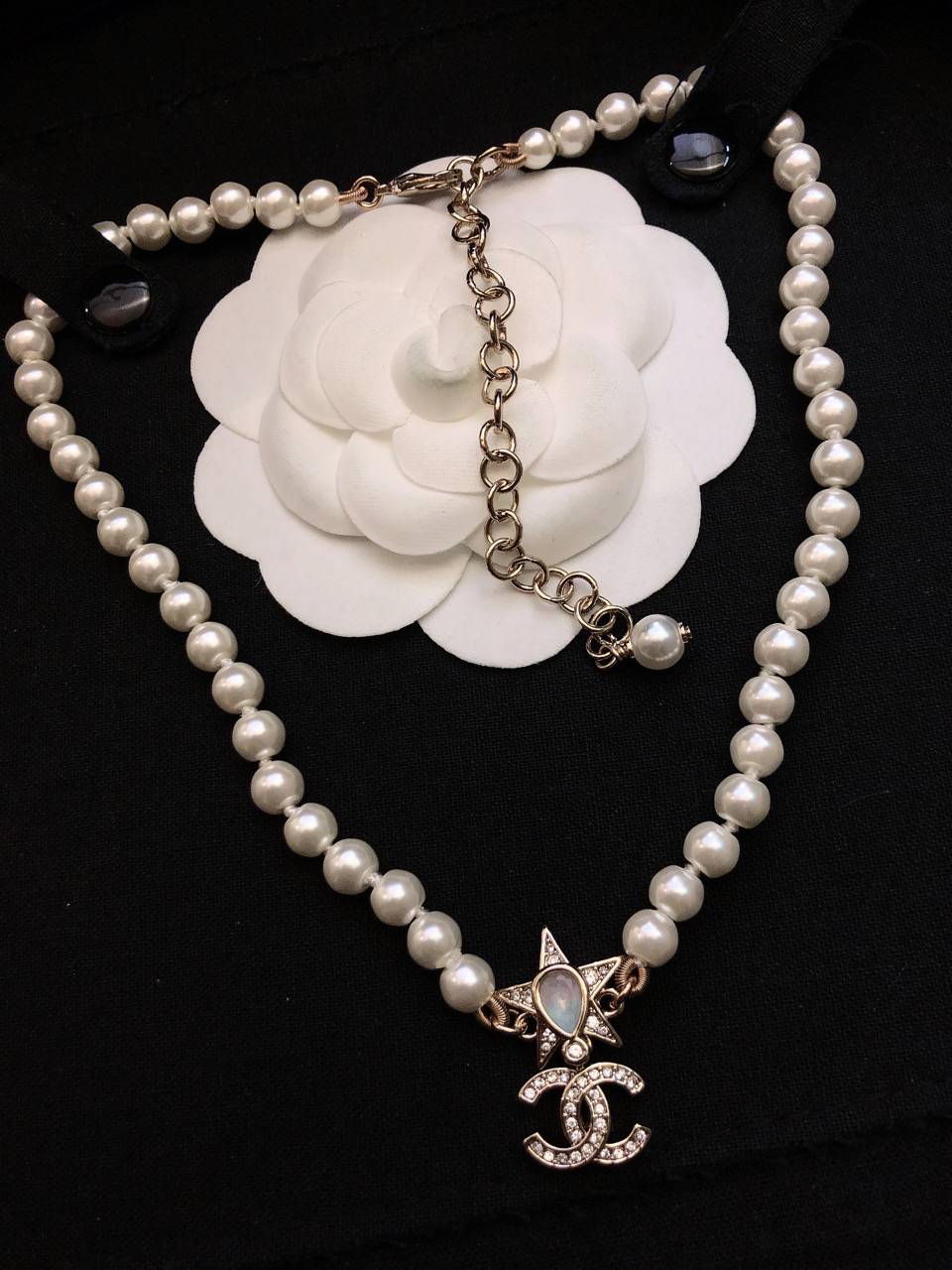CHANEL シャネル レディース ネックレス パール チェーンモチーフ ココマーク ネックレス 上品なアクセサリー - 画像 6