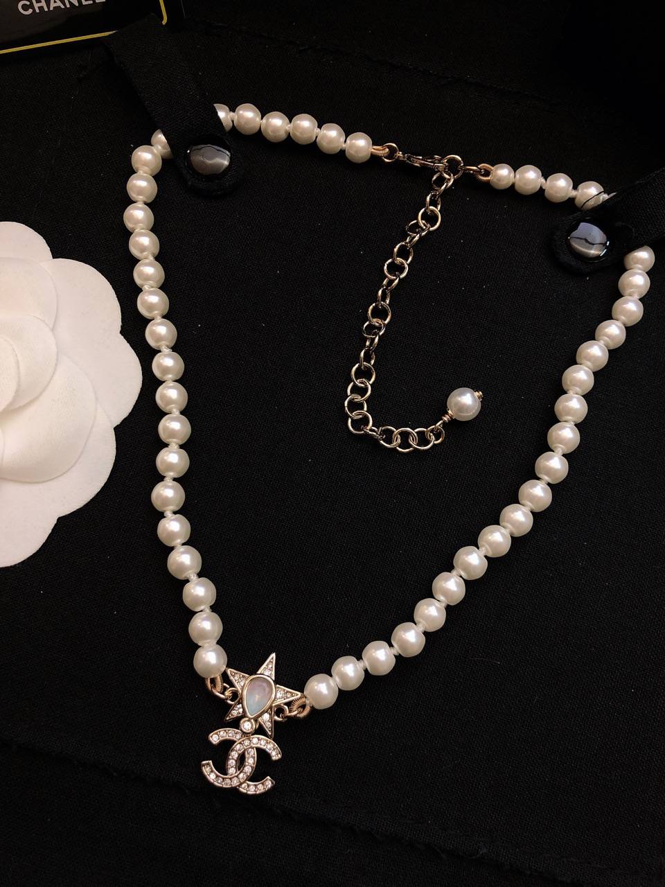 CHANEL シャネル レディース ネックレス パール チェーンモチーフ ココマーク ネックレス 上品なアクセサリー - 画像 7