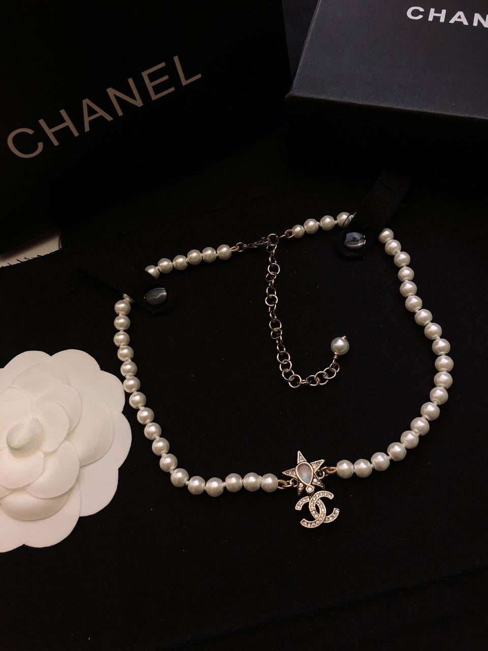 CHANEL シャネル レディース ネックレス パール チェーンモチーフ ココマーク ネックレス 上品なアクセサリー - 画像 8