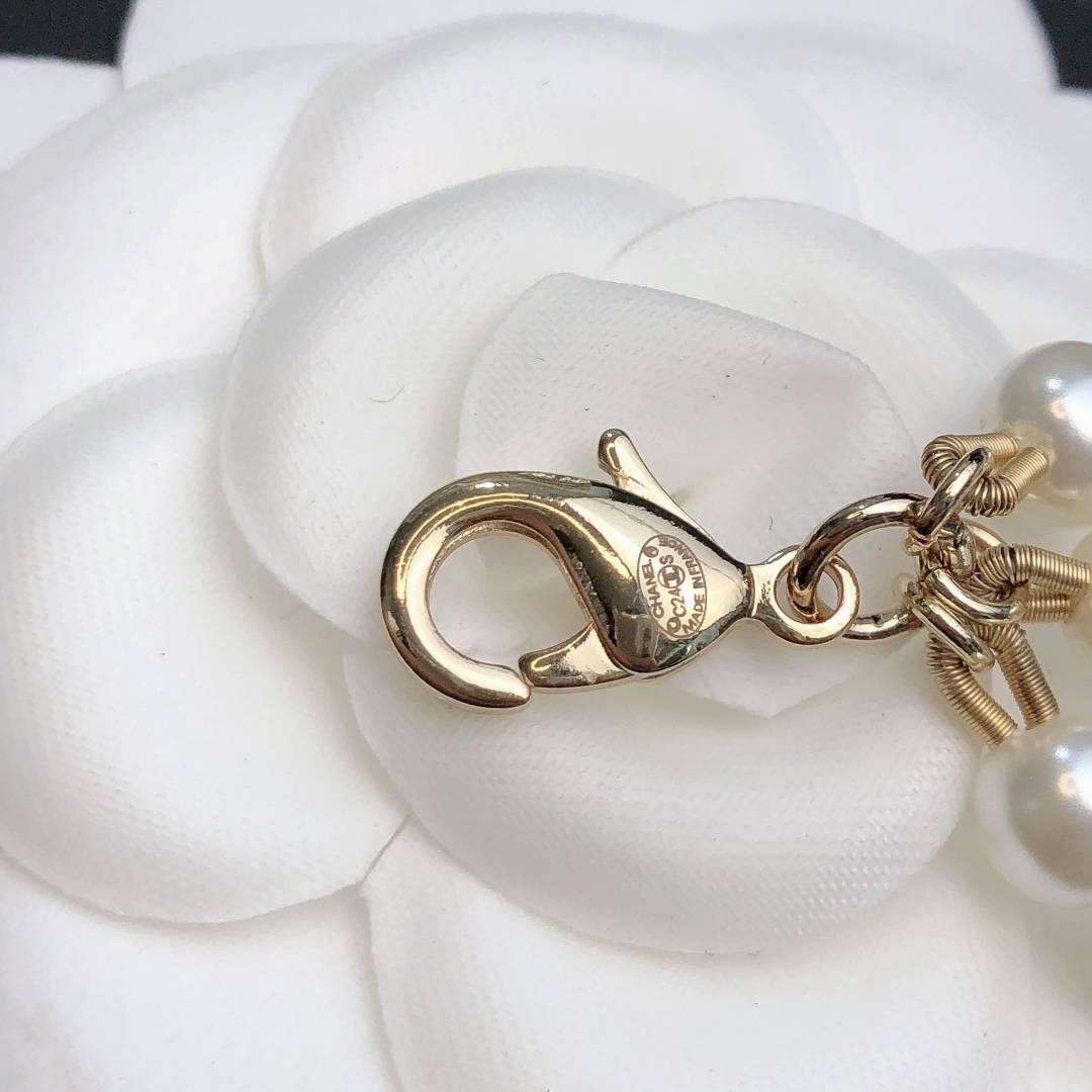 CHANEL シャネル レディース ネックレス CCロゴ パール チェーンモチーフ ブランドネックレス 上品なアクセサリー - 画像 2