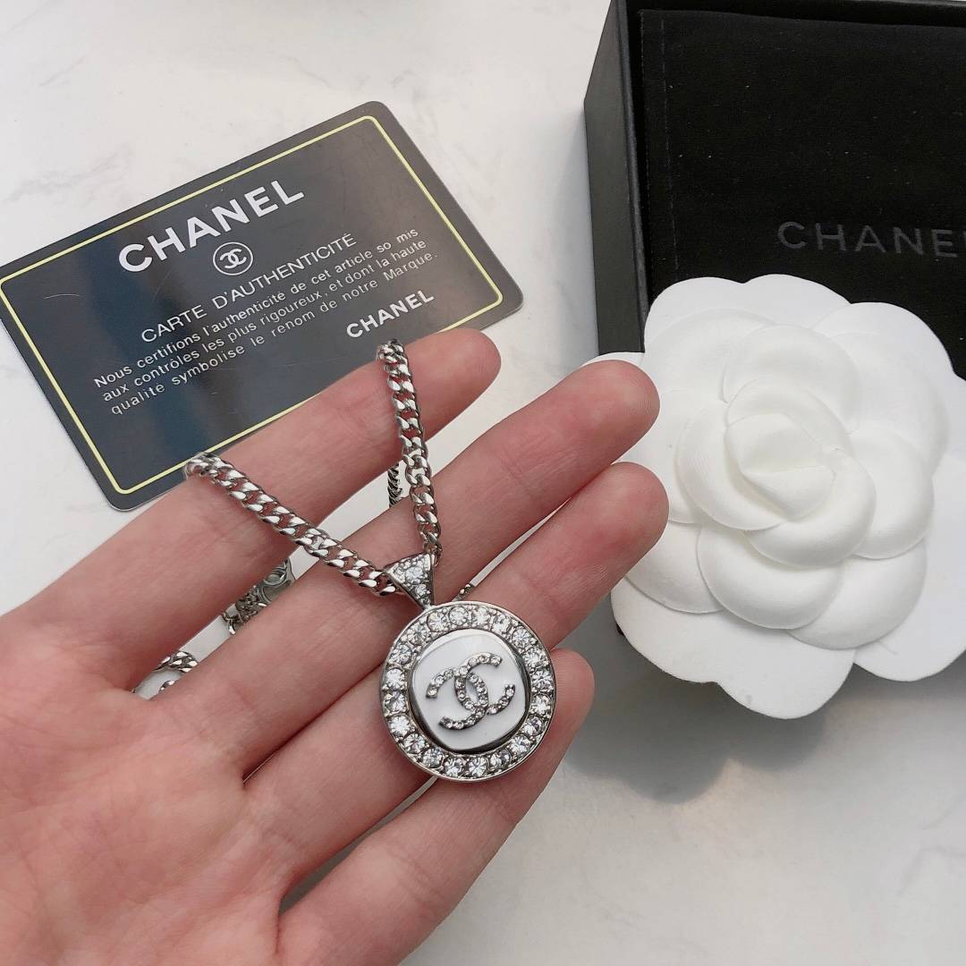 CHANEL シャネル レディース ネックレス CCロゴ ブランドネックレス シルバー - 画像 3