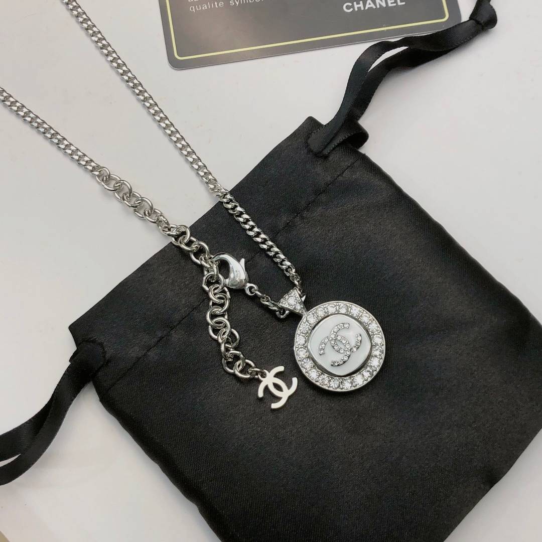 CHANEL シャネル レディース ネックレス CCロゴ ブランドネックレス シルバー - 画像 4