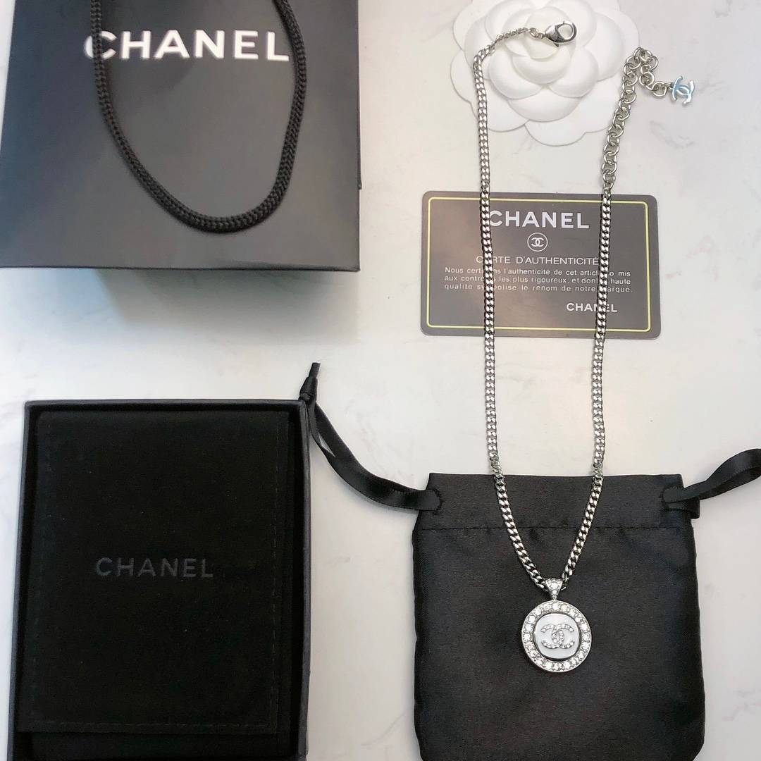 CHANEL シャネル レディース ネックレス CCロゴ ブランドネックレス シルバー - 画像 8