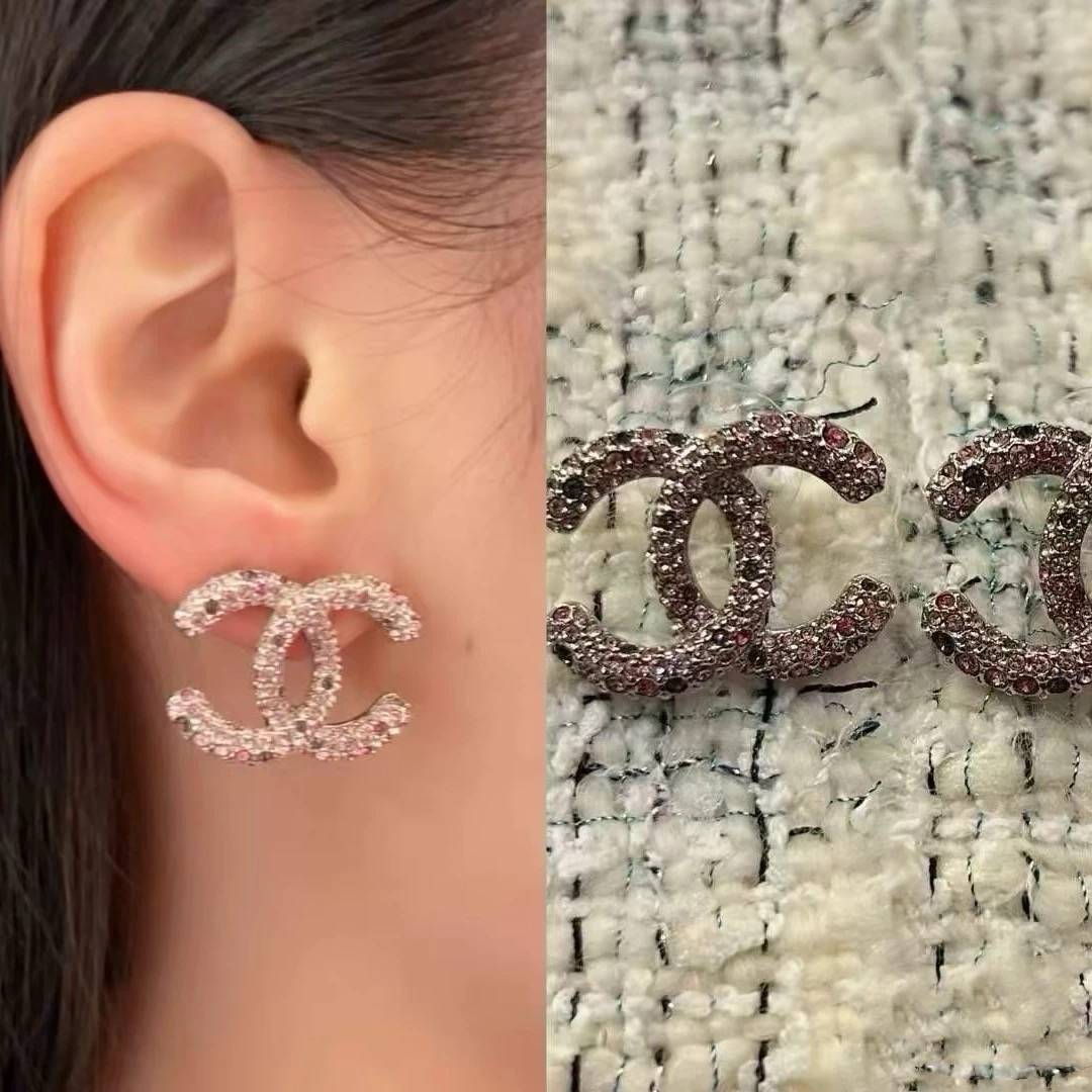 CHANEL シャネル レディース ピアス CCロゴ ダブルC ブランドピアス 上品なアクセサリー ホワイト - 画像 4