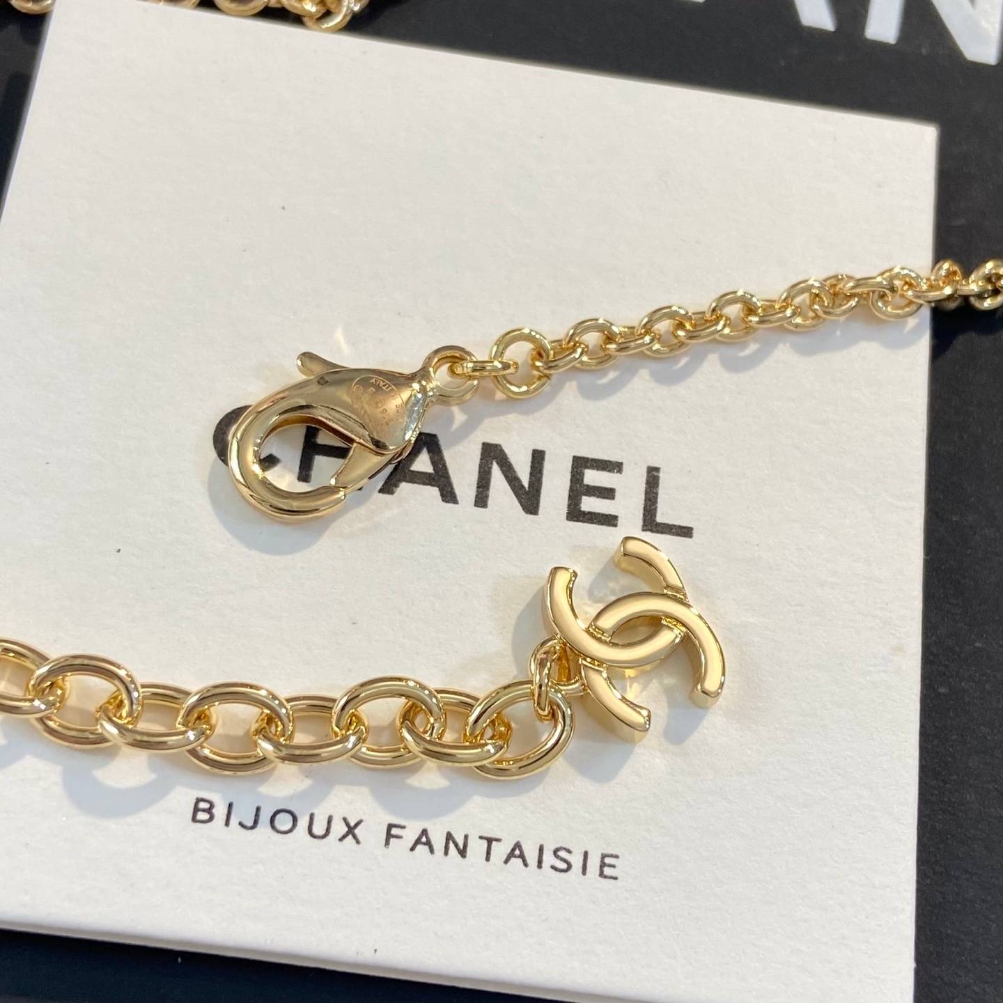 CHANEL シャネル レディース ネックレス CCロゴ パール チェーンモチーフ ブランドネックレス ブランドジュエリー ゴールド - 画像 2