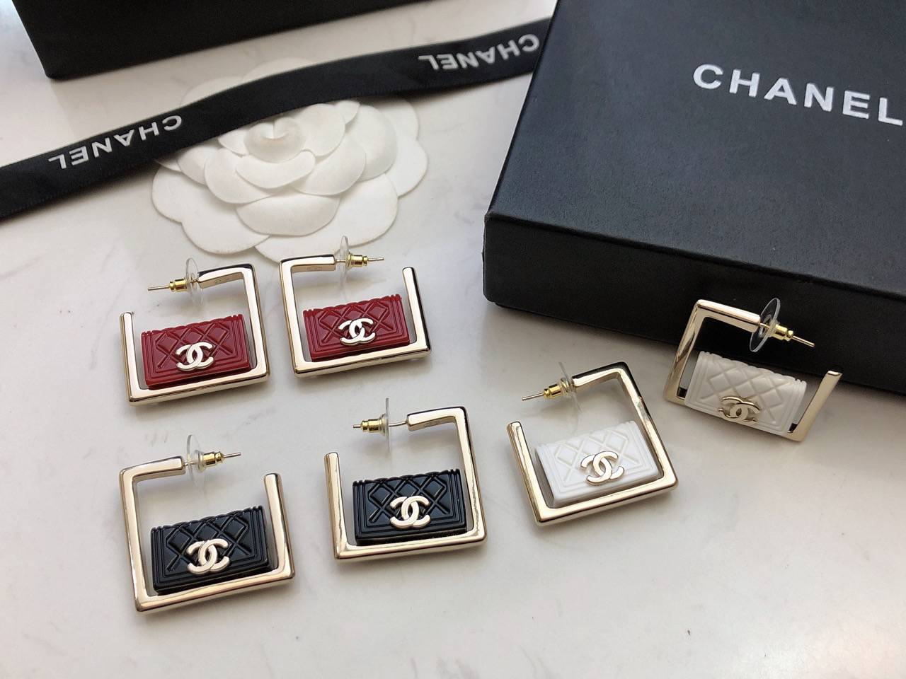 CHANEL シャネル レディース ピアス ブランドピアス ココマーク ネックレス ブランドジュエリー ゴールド - 画像 2