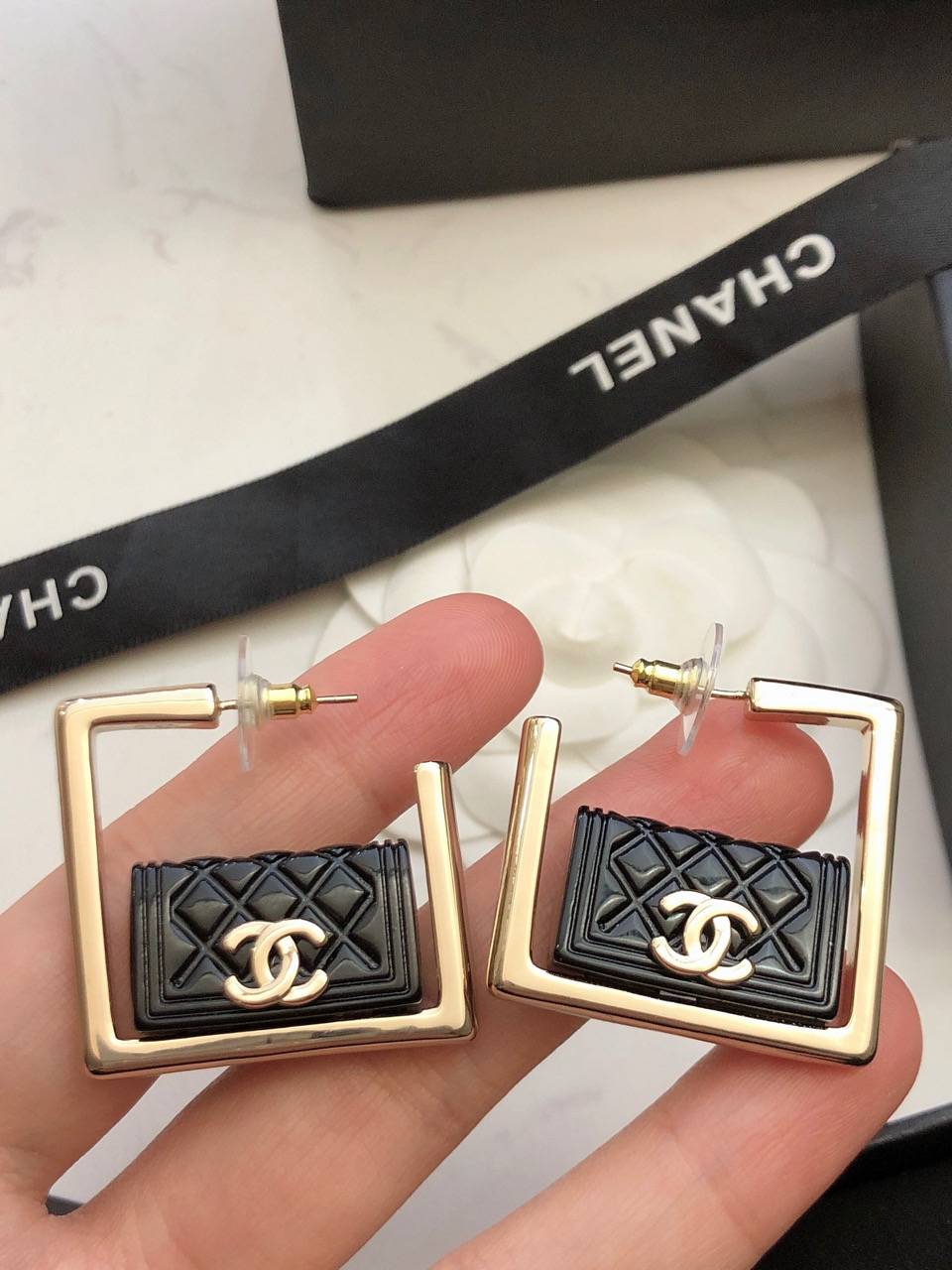 CHANEL シャネル レディース ピアス ブランドピアス ココマーク ネックレス ブランドジュエリー ゴールド - 画像 3