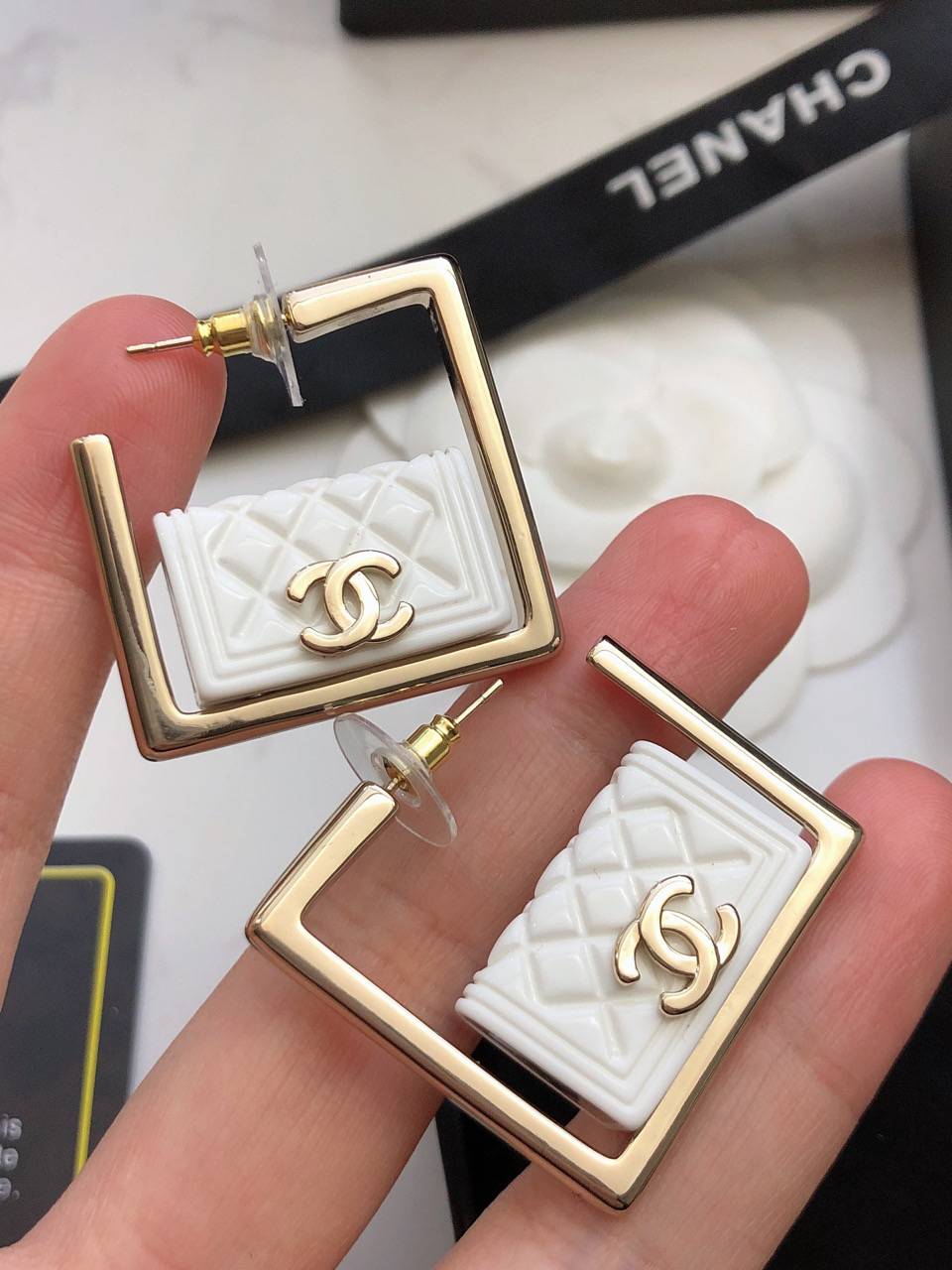 CHANEL シャネル レディース ピアス ブランドピアス ココマーク ネックレス ブランドジュエリー ゴールド - 画像 4