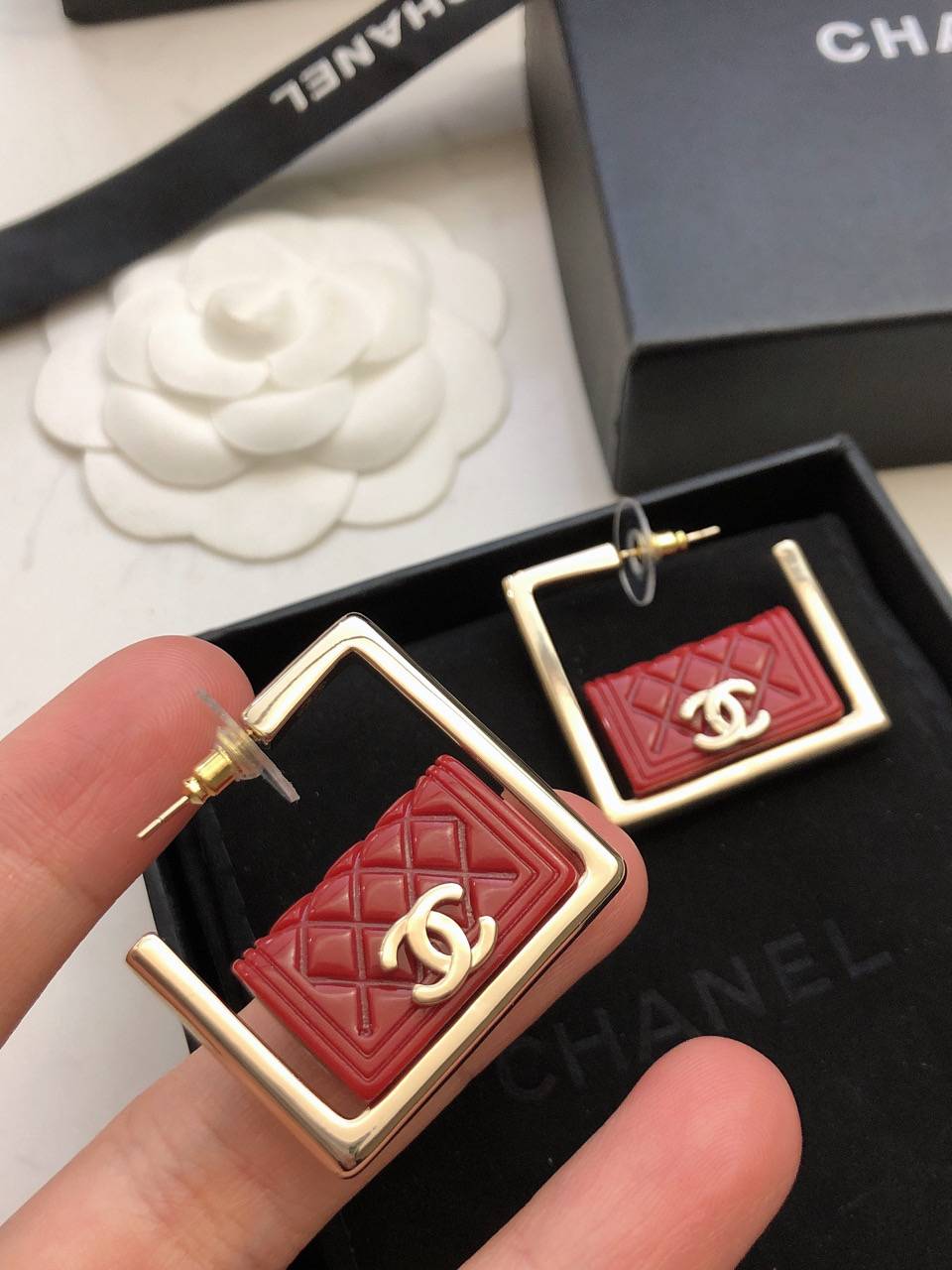 CHANEL シャネル レディース ピアス ブランドピアス ココマーク ネックレス ブランドジュエリー ゴールド - 画像 6