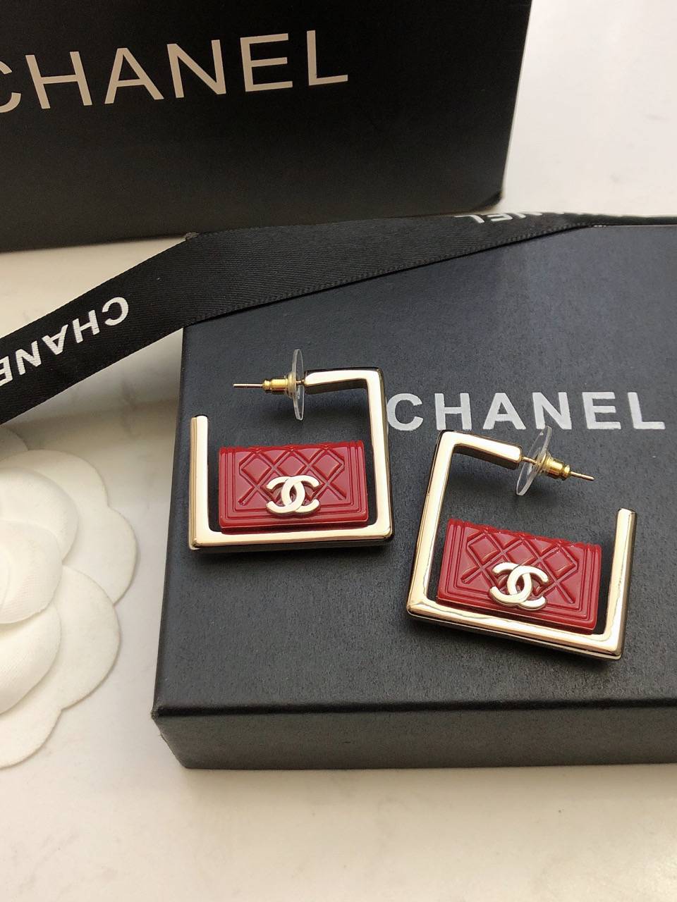 CHANEL シャネル レディース ピアス ブランドピアス ココマーク ネックレス ブランドジュエリー ゴールド - 画像 7