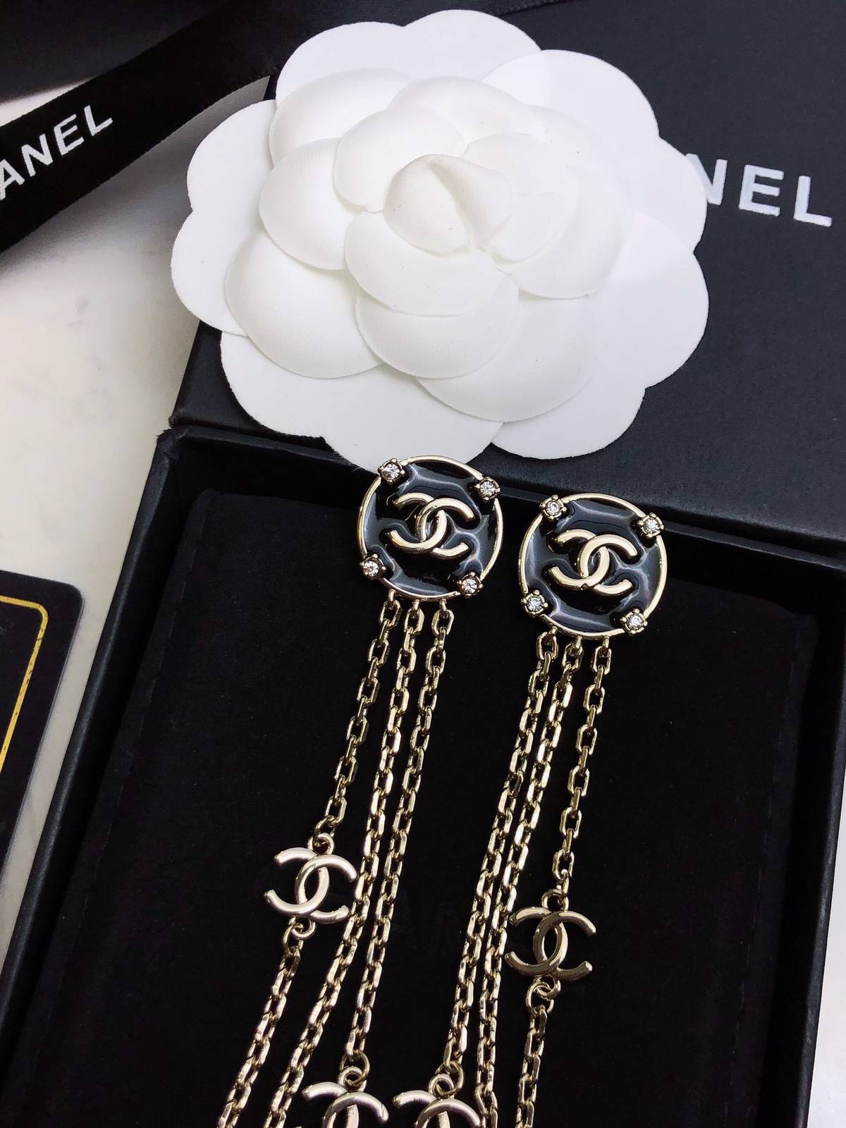 CHANEL シャネル レディース ピアス ブローチ フラワーモチーフ ブランドピアス ギフト ホワイト - 画像 7