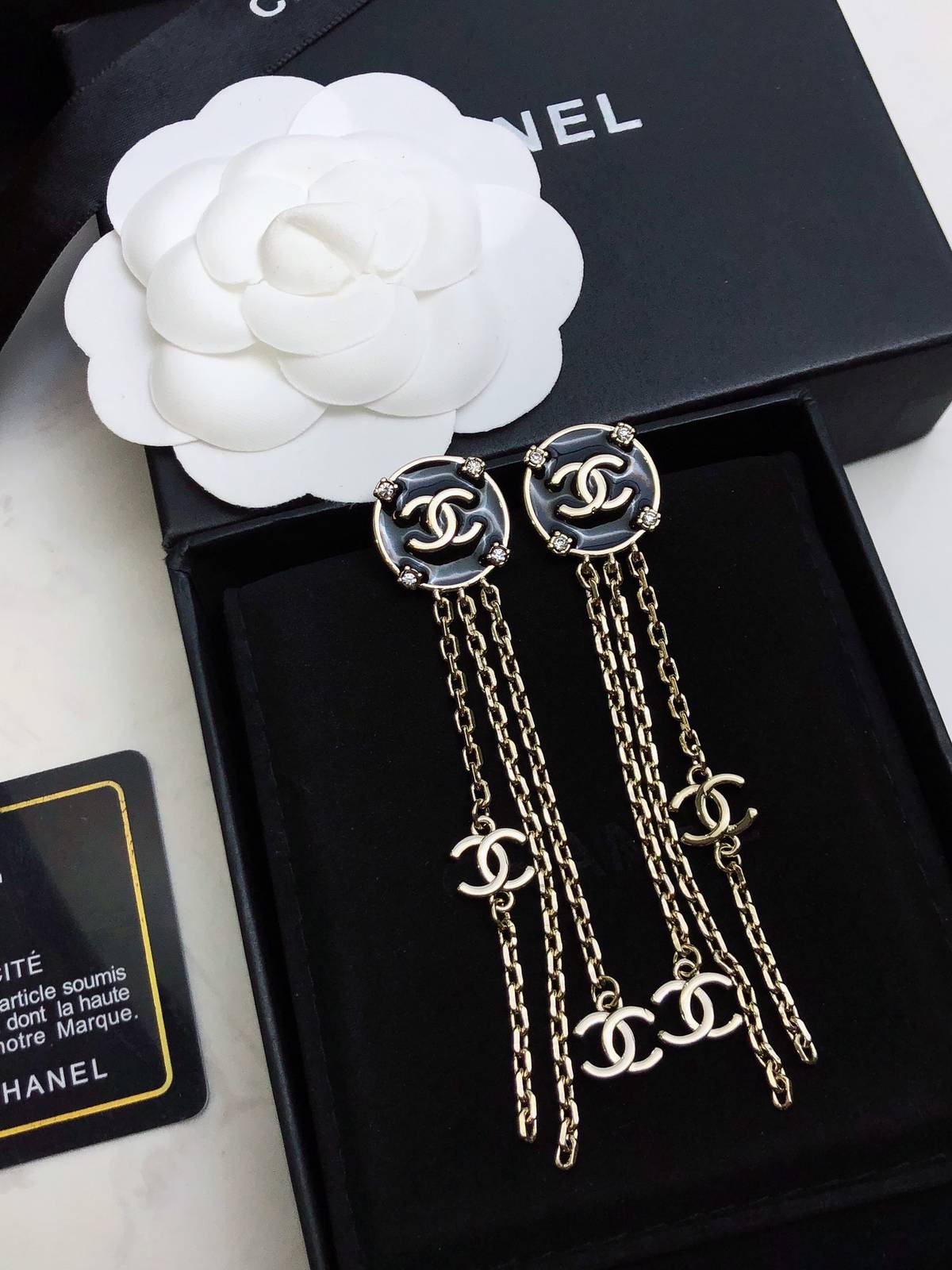 CHANEL シャネル レディース ピアス ブローチ フラワーモチーフ ブランドピアス ギフト ホワイト - 画像 9