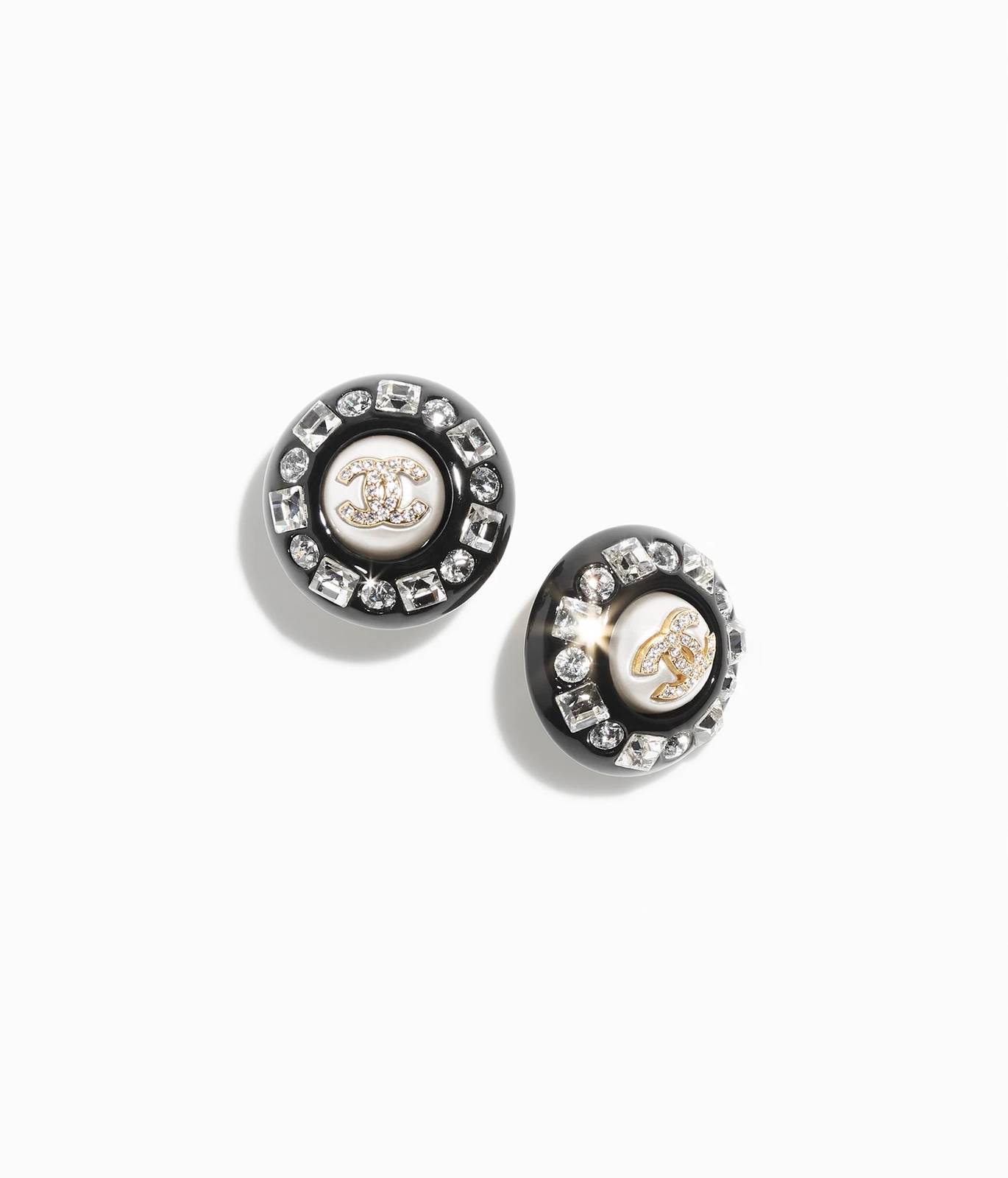 CHANEL シャネル レディース ピアス CCロゴ ダブルC パール ブランドピアス ゴールド