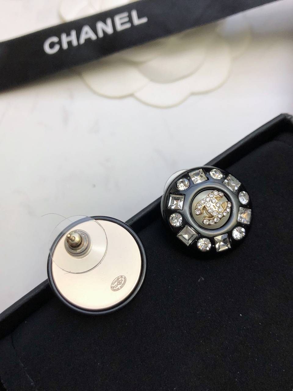 CHANEL シャネル レディース ピアス CCロゴ ダブルC パール ブランドピアス ゴールド - 画像 6