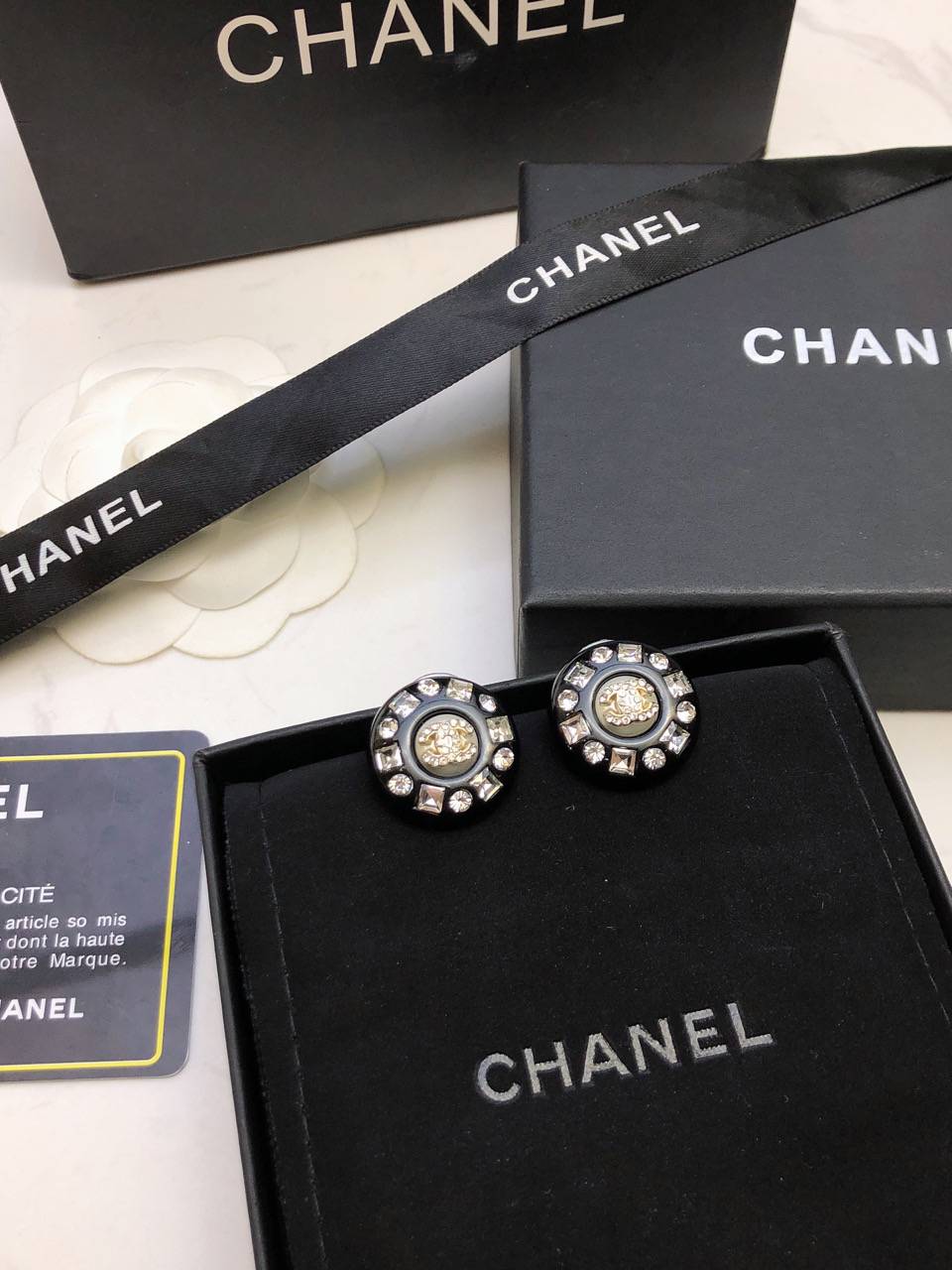 CHANEL シャネル レディース ピアス CCロゴ ダブルC パール ブランドピアス ゴールド - 画像 8