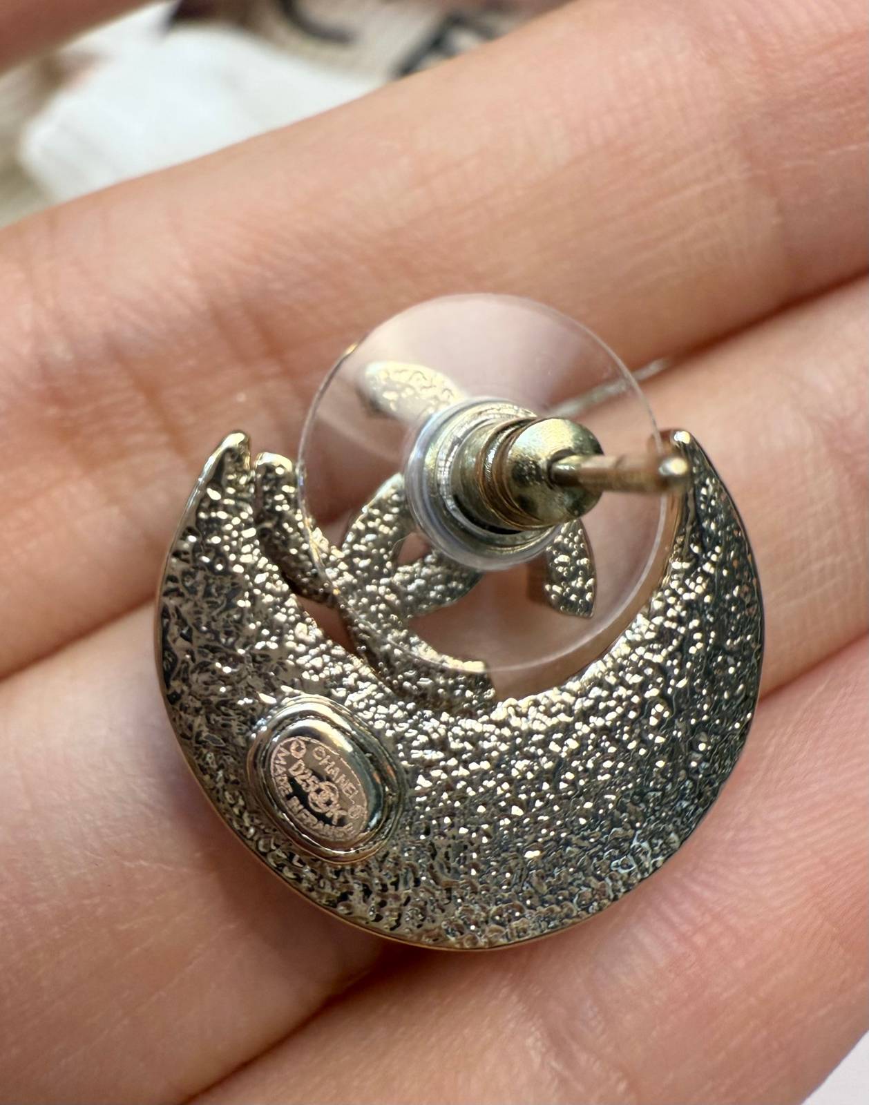 CHANEL シャネル レディース ピアス CCロゴ メタル ブランドピアス ブランドアクセサリー ゴールド - 画像 2