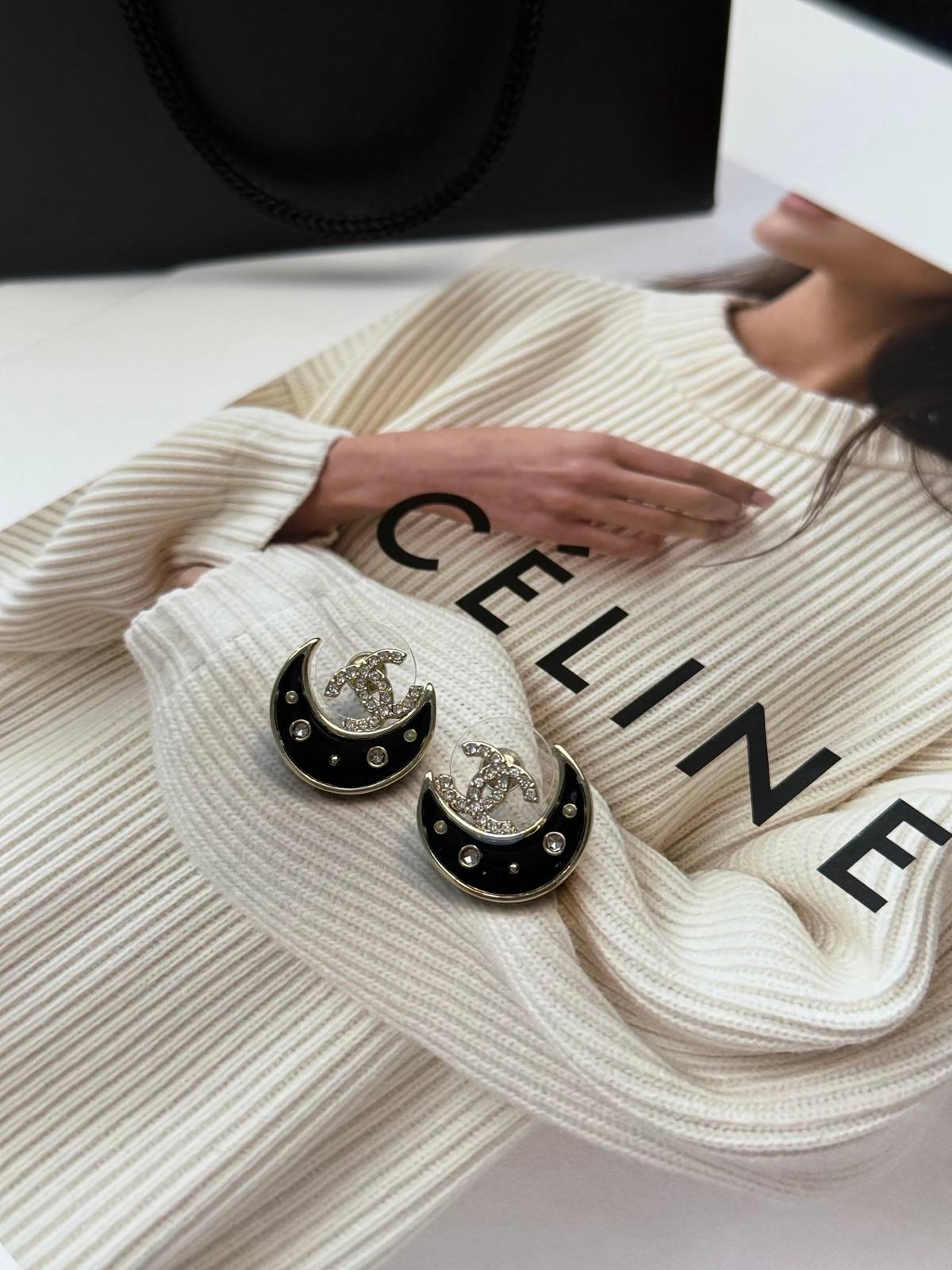 CHANEL シャネル レディース ピアス CCロゴ メタル ブランドピアス ブランドアクセサリー ゴールド - 画像 9