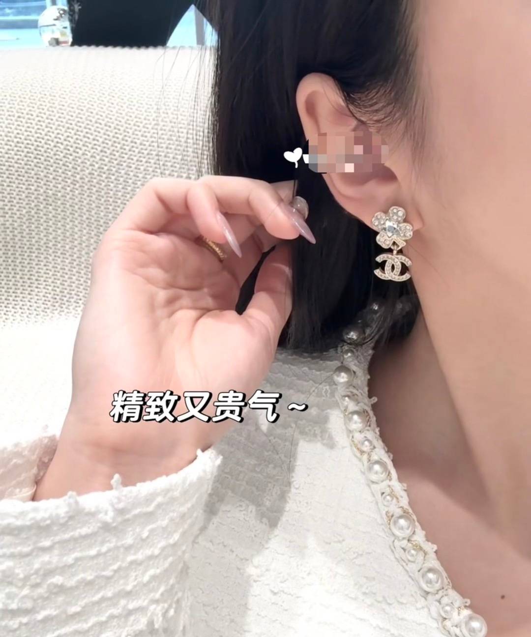 CHANEL シャネル レディース ピアス CCロゴ フラワー ロゴピアス 上品なアクセサリー ゴールド